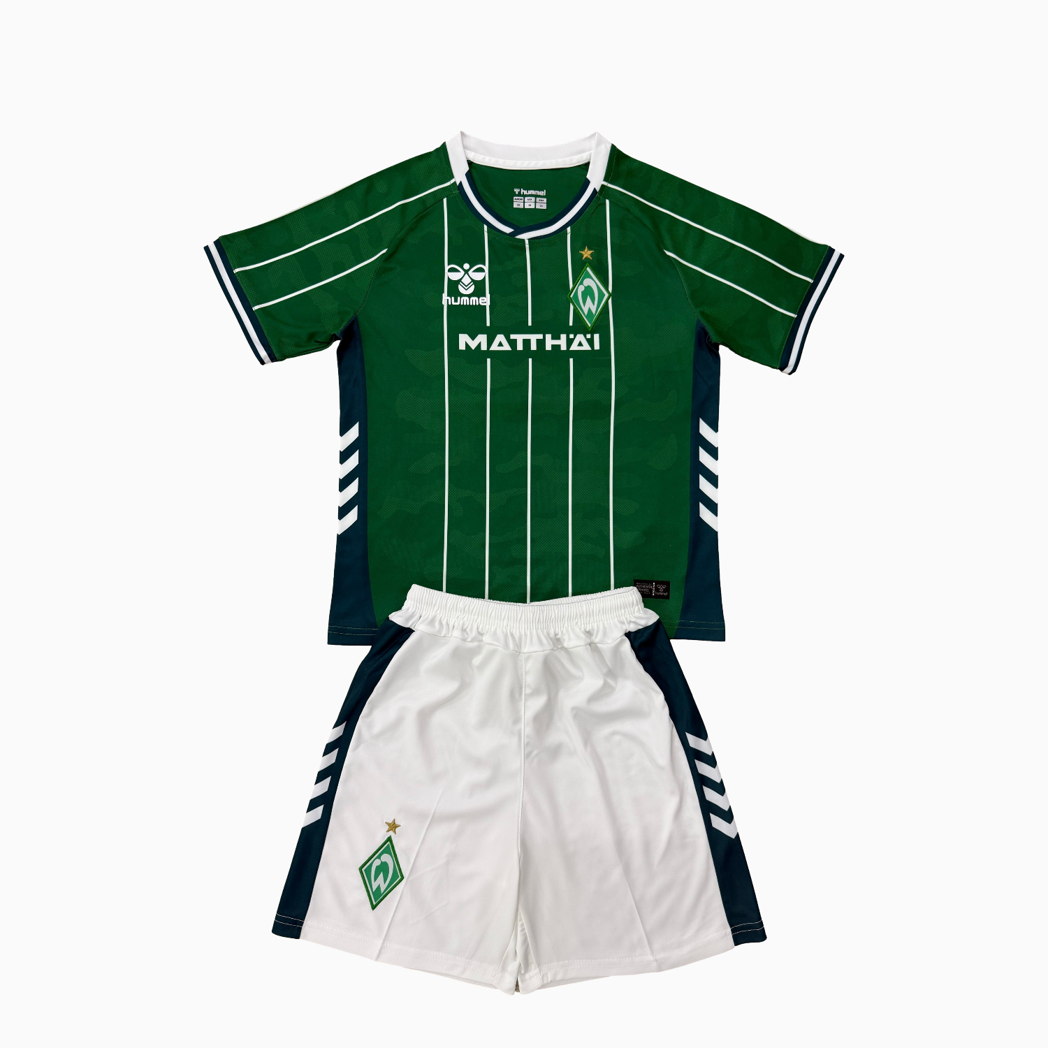 AlphaJersey-Werder Bremen 25-26 Home Men's Adult Jersey Set - Fans Version