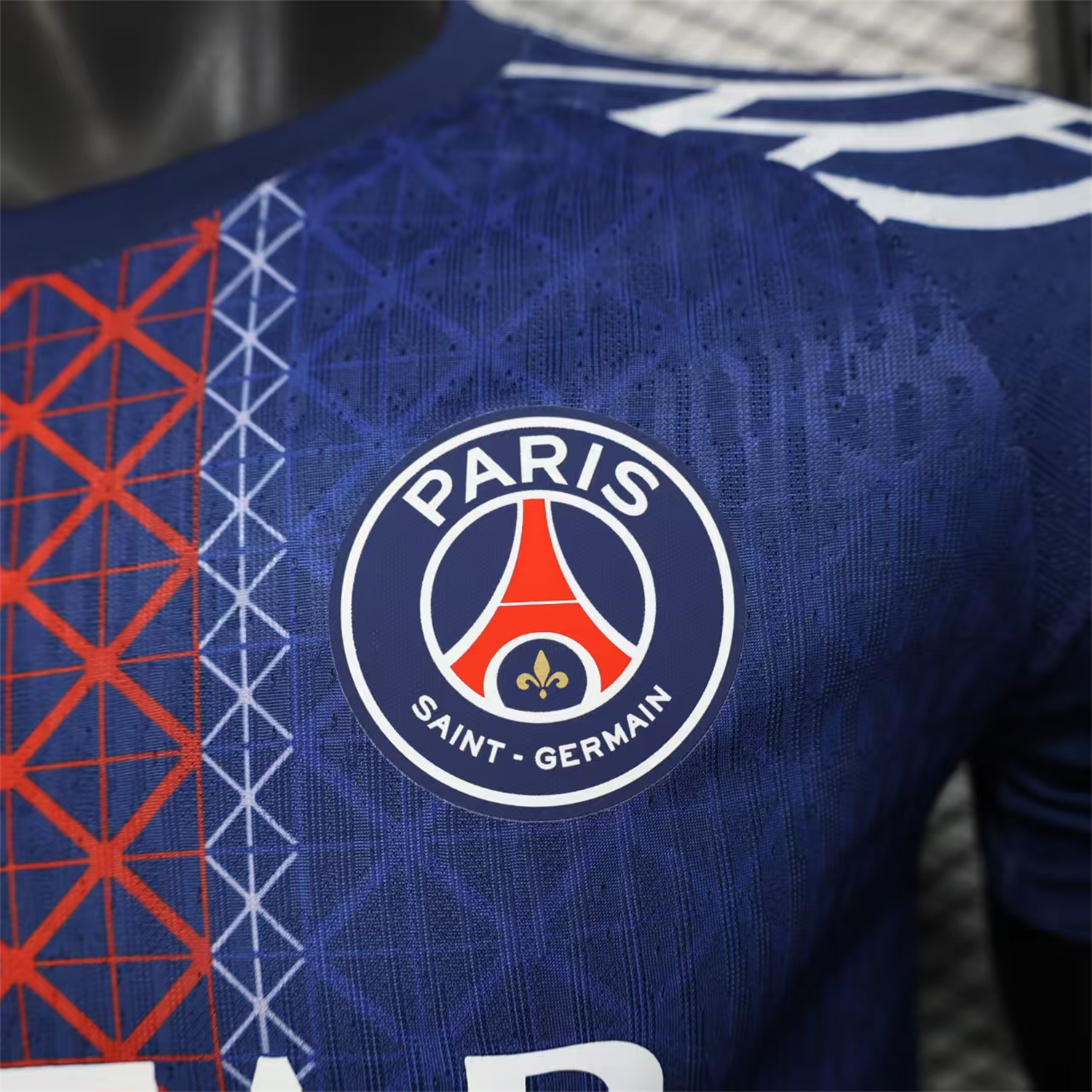AlphaJersey-Paris Saint-Germain PSG X JD 25-26 Red And Blue Special Edition Jersey - Player Version