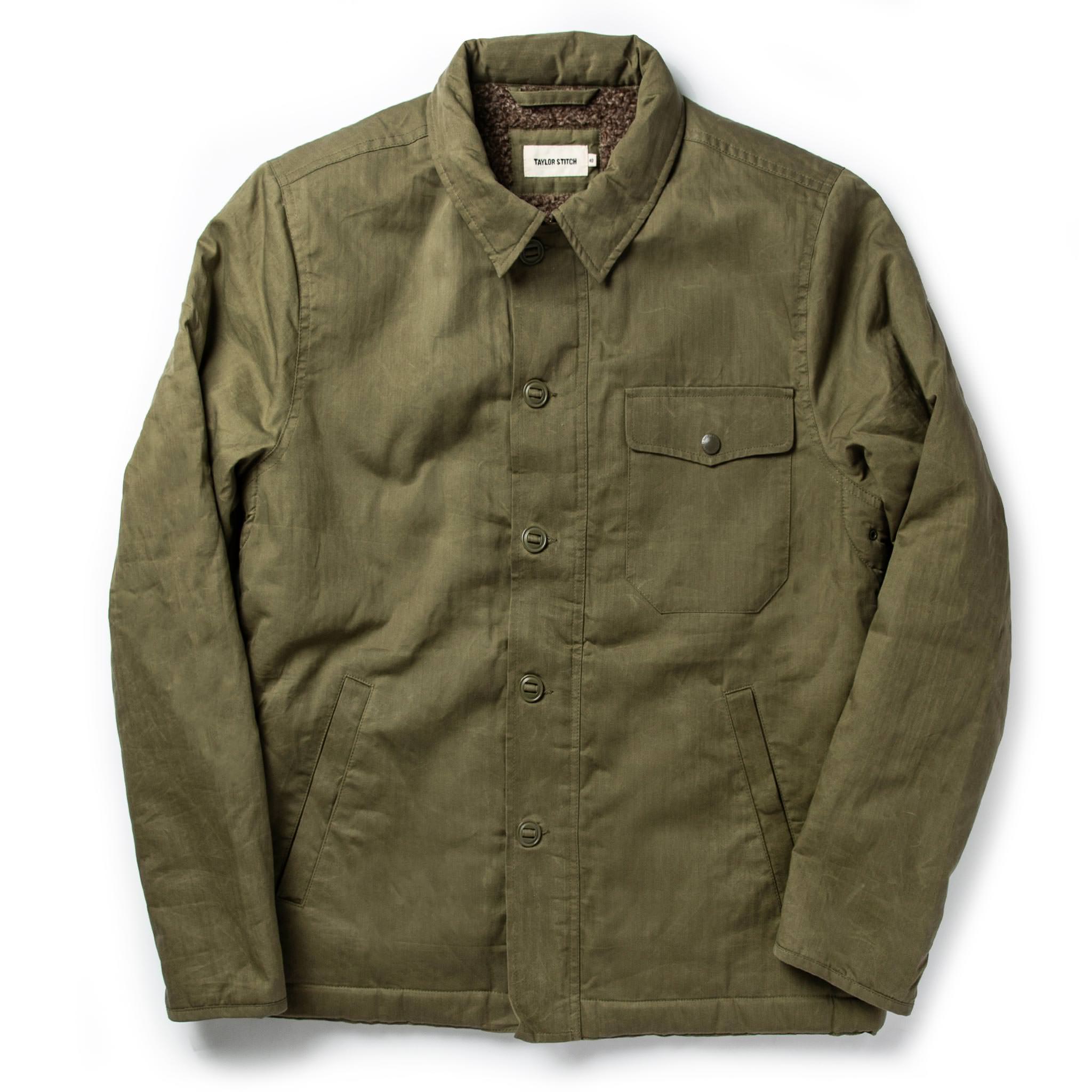 The Lined Watts Jacket in Olive | Modern Menswear by yycbvcnbmmnbm