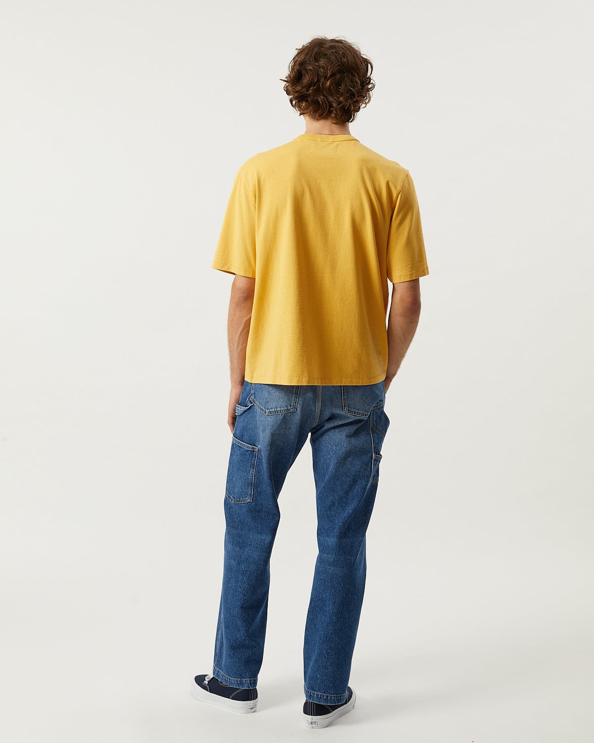 Garment Dye Tee - Gold | Modern Menswear by yycbvcnbmmnbm