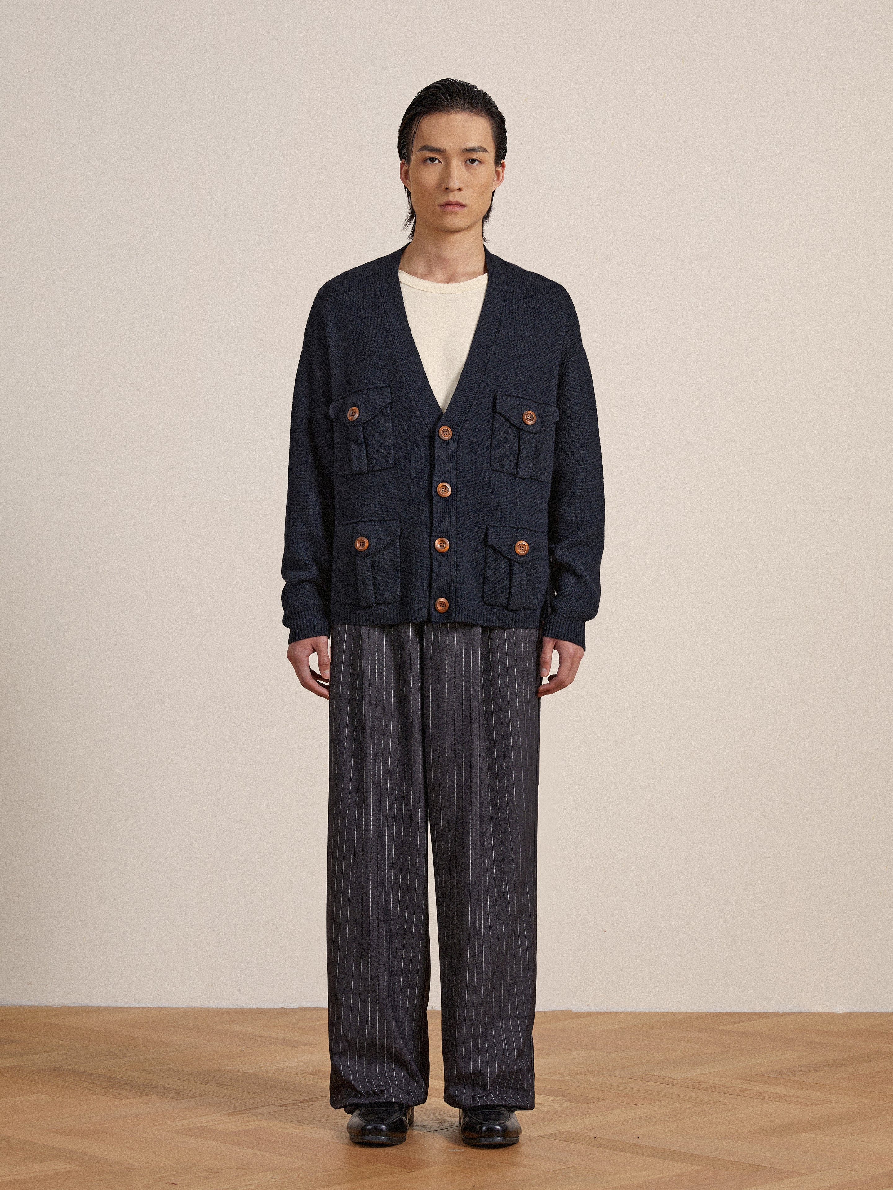 Lighthouse Multi Pocket Cardigan | Modern Menswear by yycbvcnbmmnbm