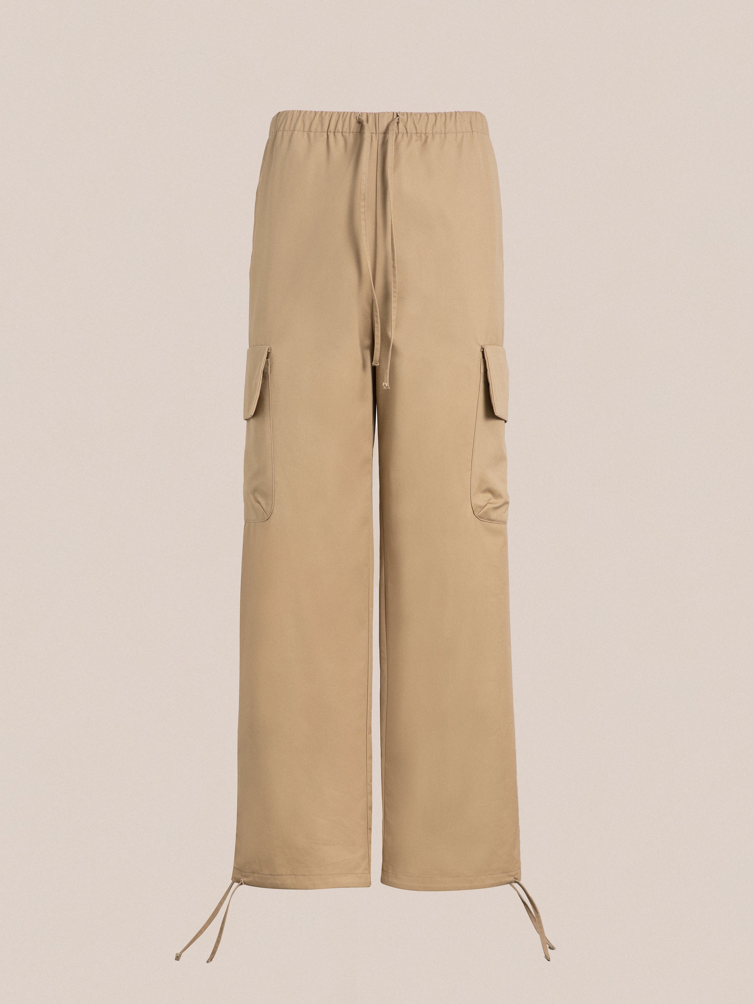 Twill Cargo Drawstring Pants | Modern Menswear by yycbvcnbmmnbm