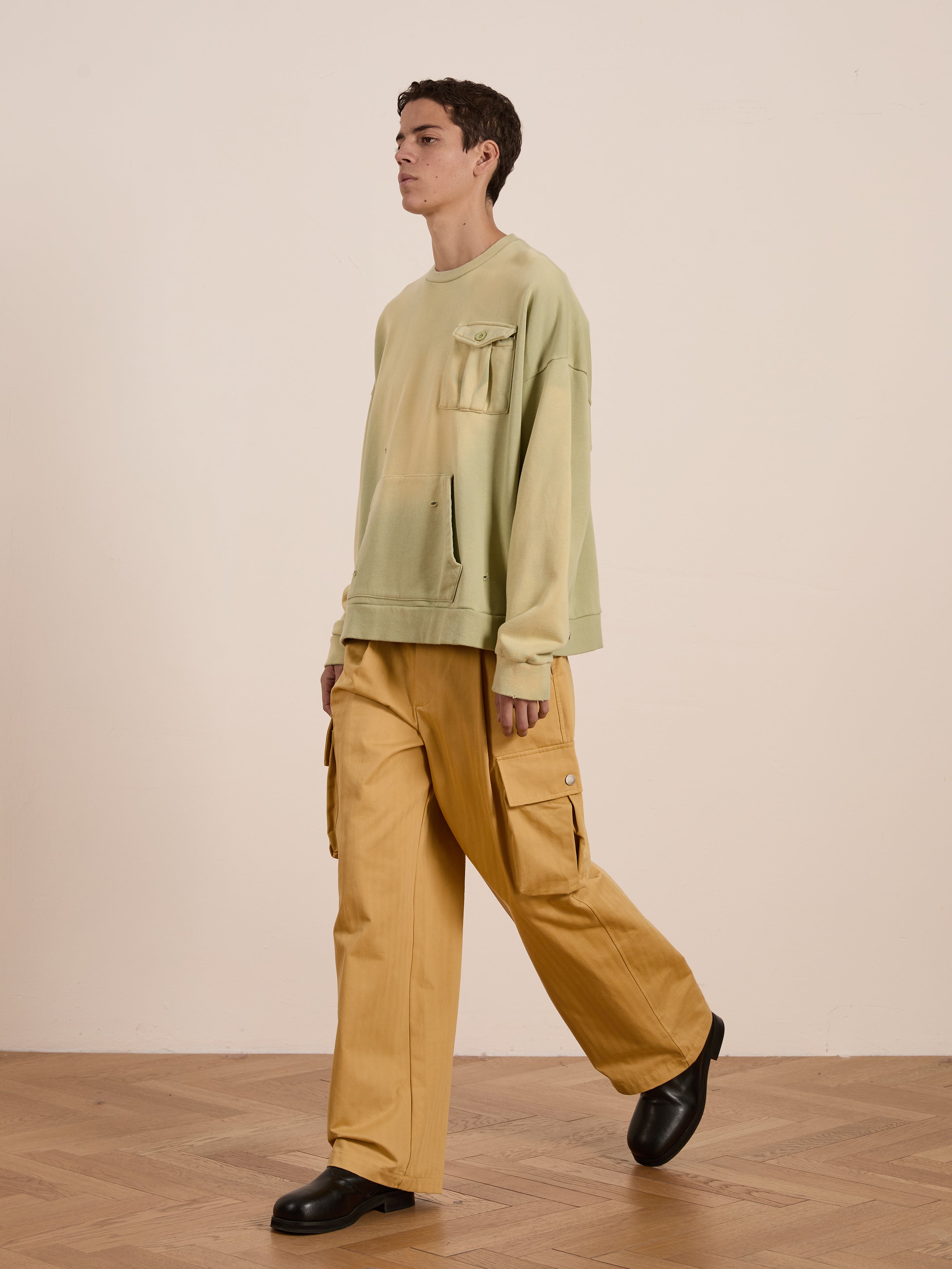 Faded Pocket Crewneck | Modern Menswear by yycbvcnbmmnbm