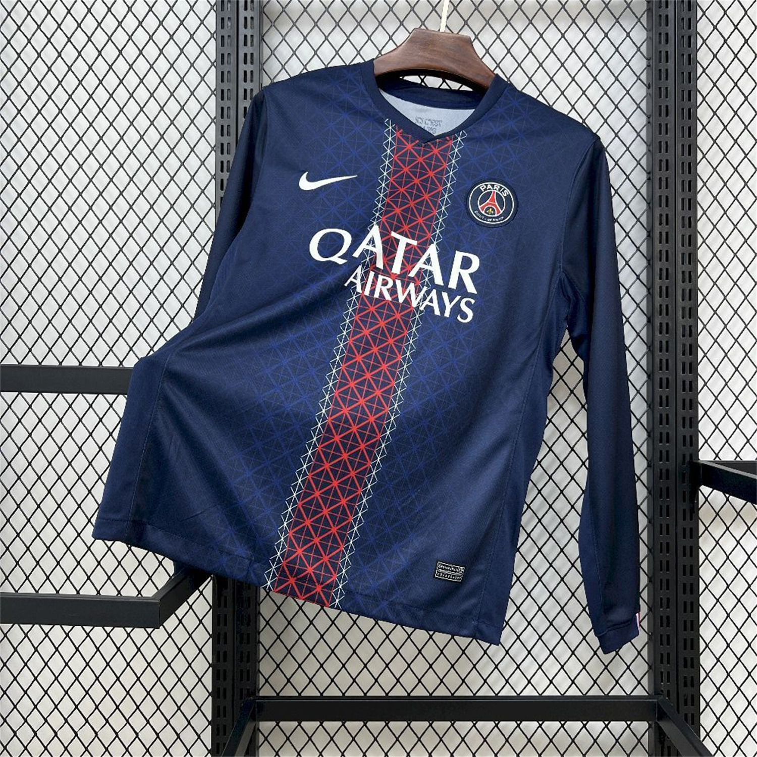 AlphaJersey-Paris Saint-Germain PSG 25-26 Home Long Sleeves Jersey - Fans Version