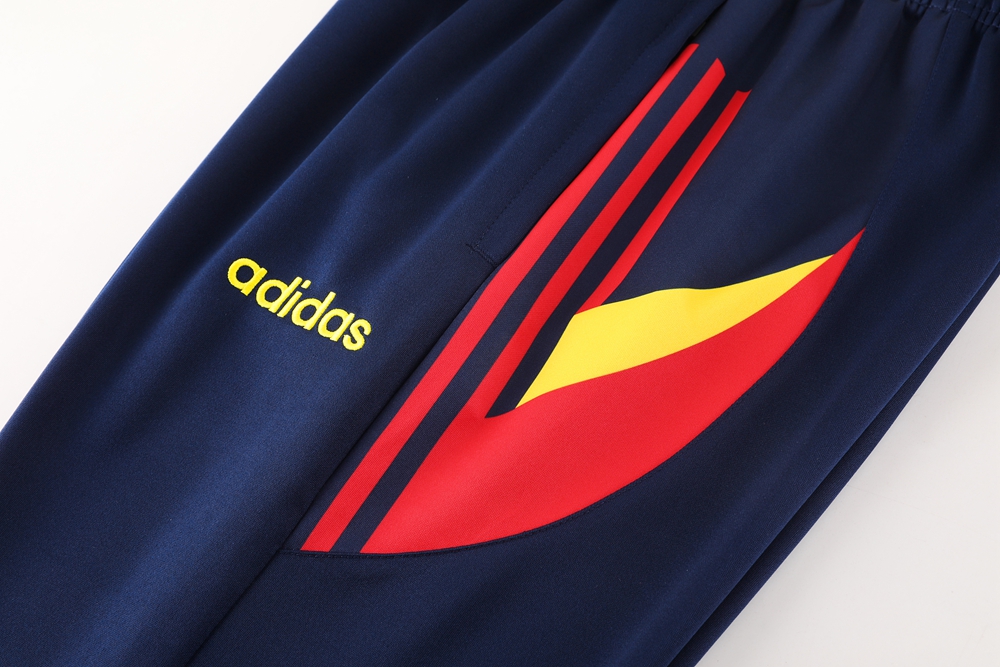 AlphaJersey-Spain 2024 Jacket Training Tracksuit - Deep Blue