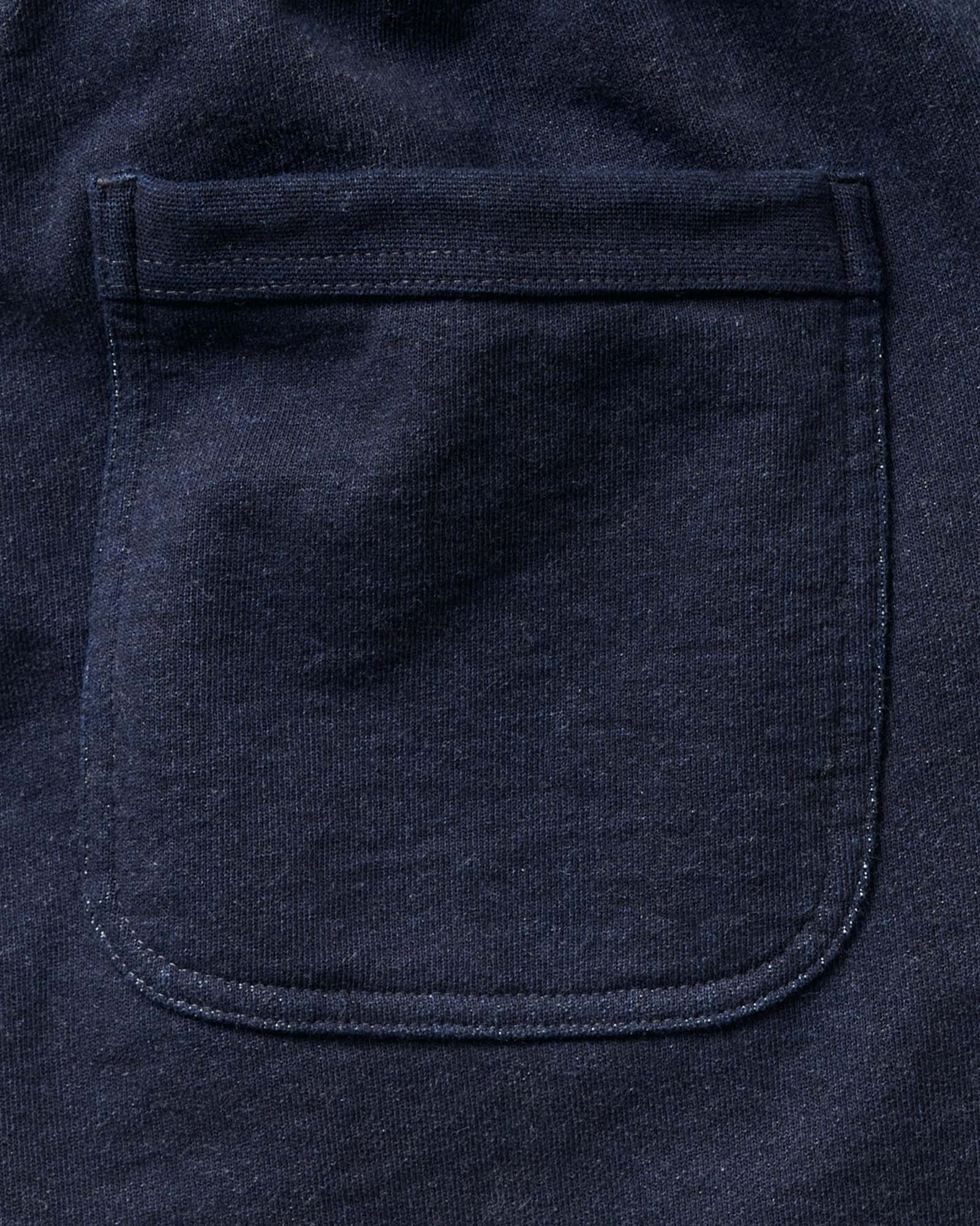 The Sunset Pant in Rinsed Indigo Terry | Modern Menswear by yycbvcnbmmnbm