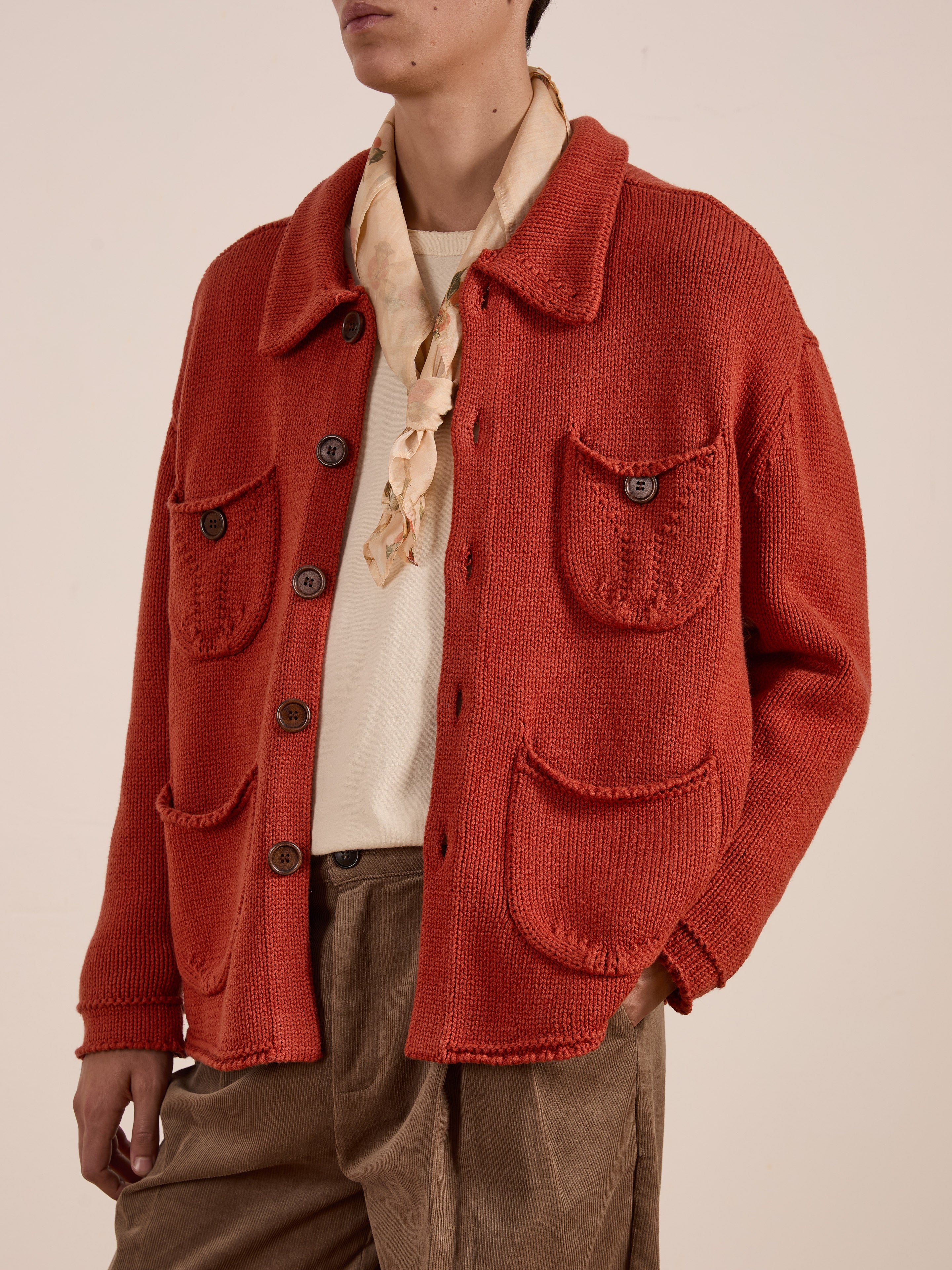 Hunter Knit Collared Cardigan | Modern Menswear by yycbvcnbmmnbm