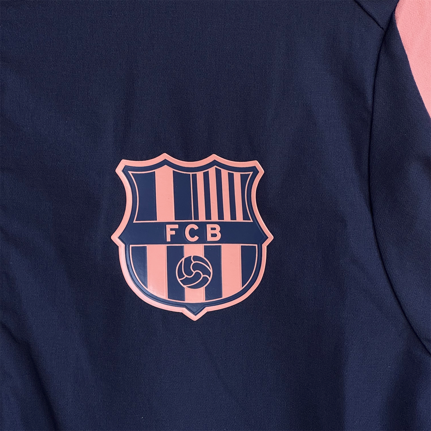 AlphaJersey-Barcelona 25-26 Windbreaker Training Set - Blue With Pink Black Top and Pants