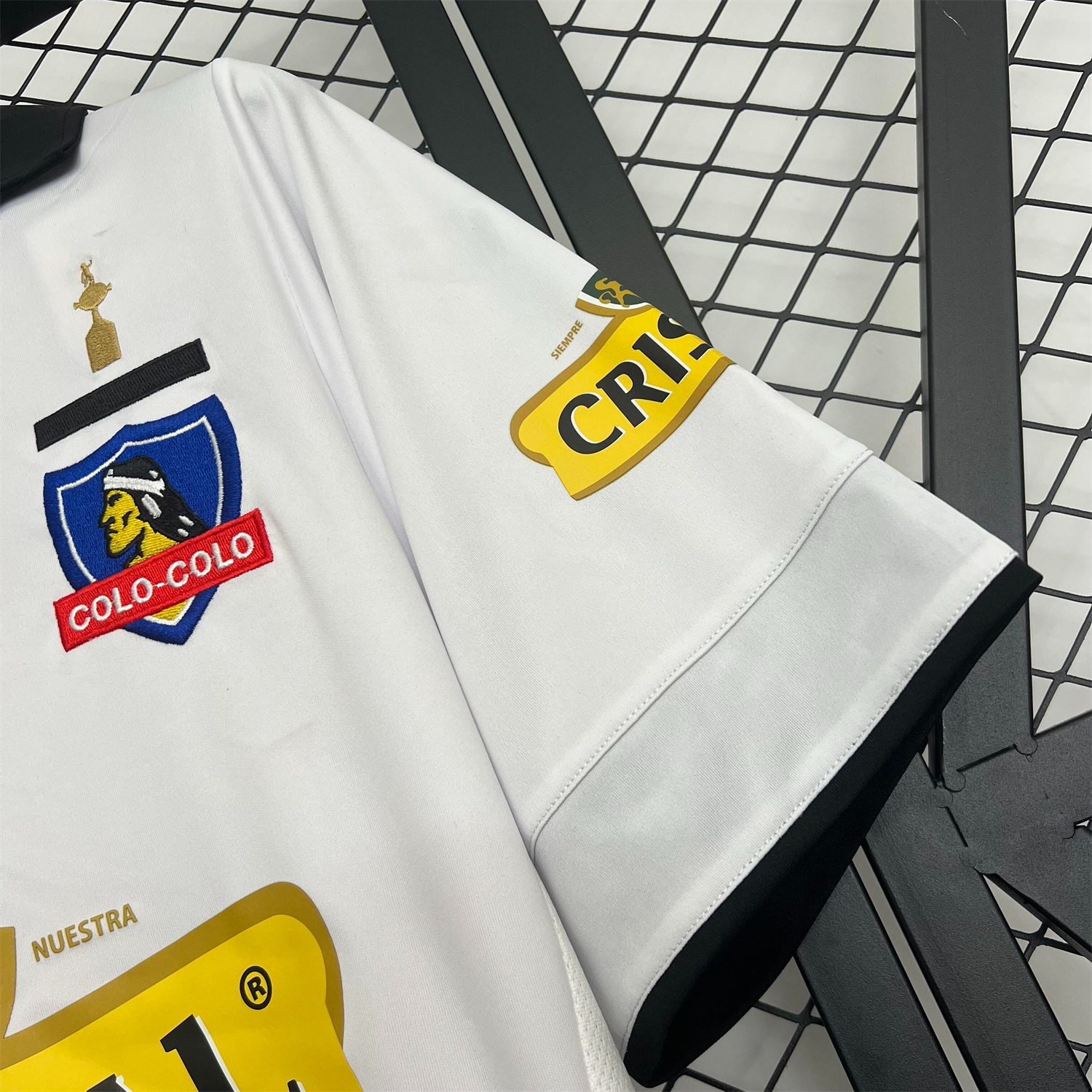 AlphaJersey-Retro Colo Colo 2013 Home White Jersey