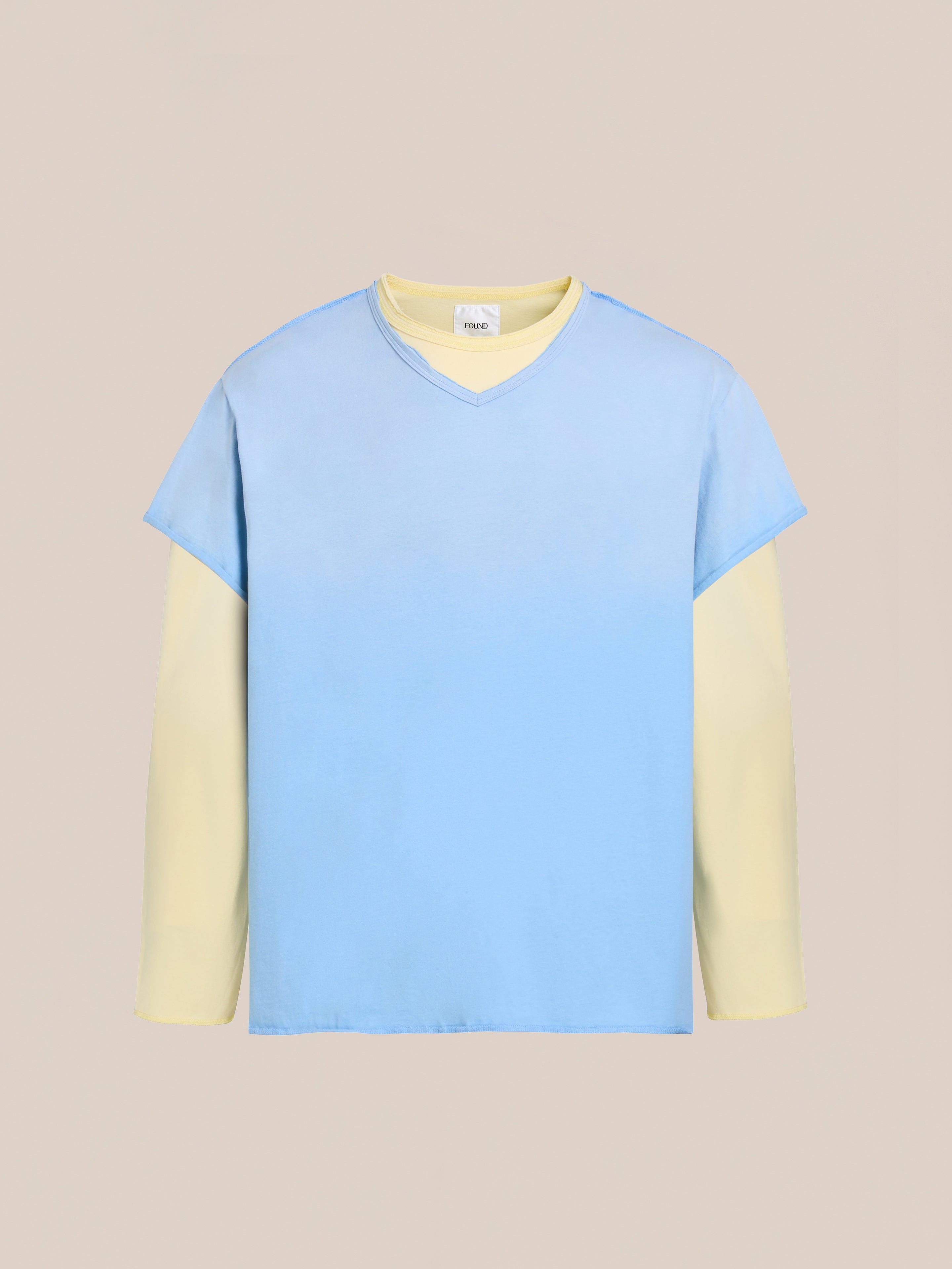 Double Layer LS Tee | Modern Menswear by yycbvcnbmmnbm