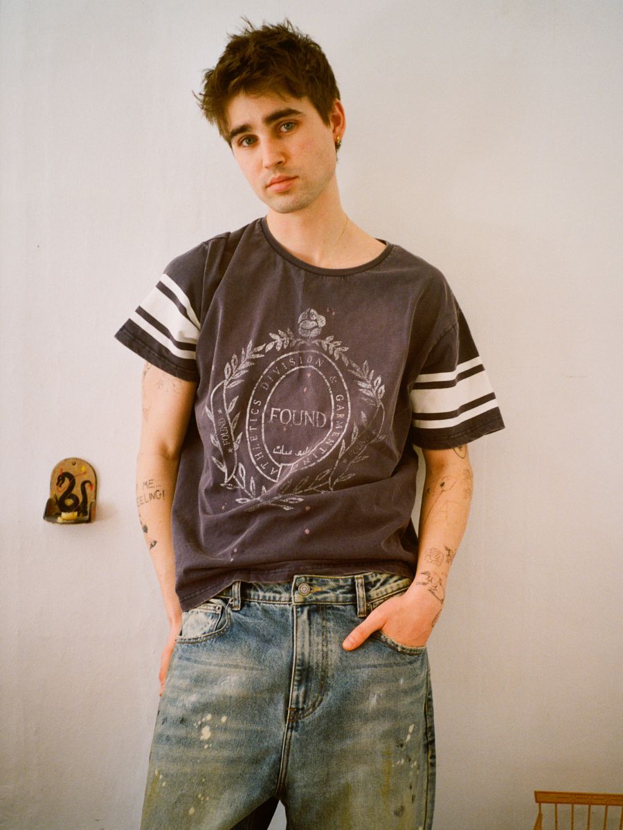 Collegiate Crest Tee | Modern Menswear by yycbvcnbmmnbm