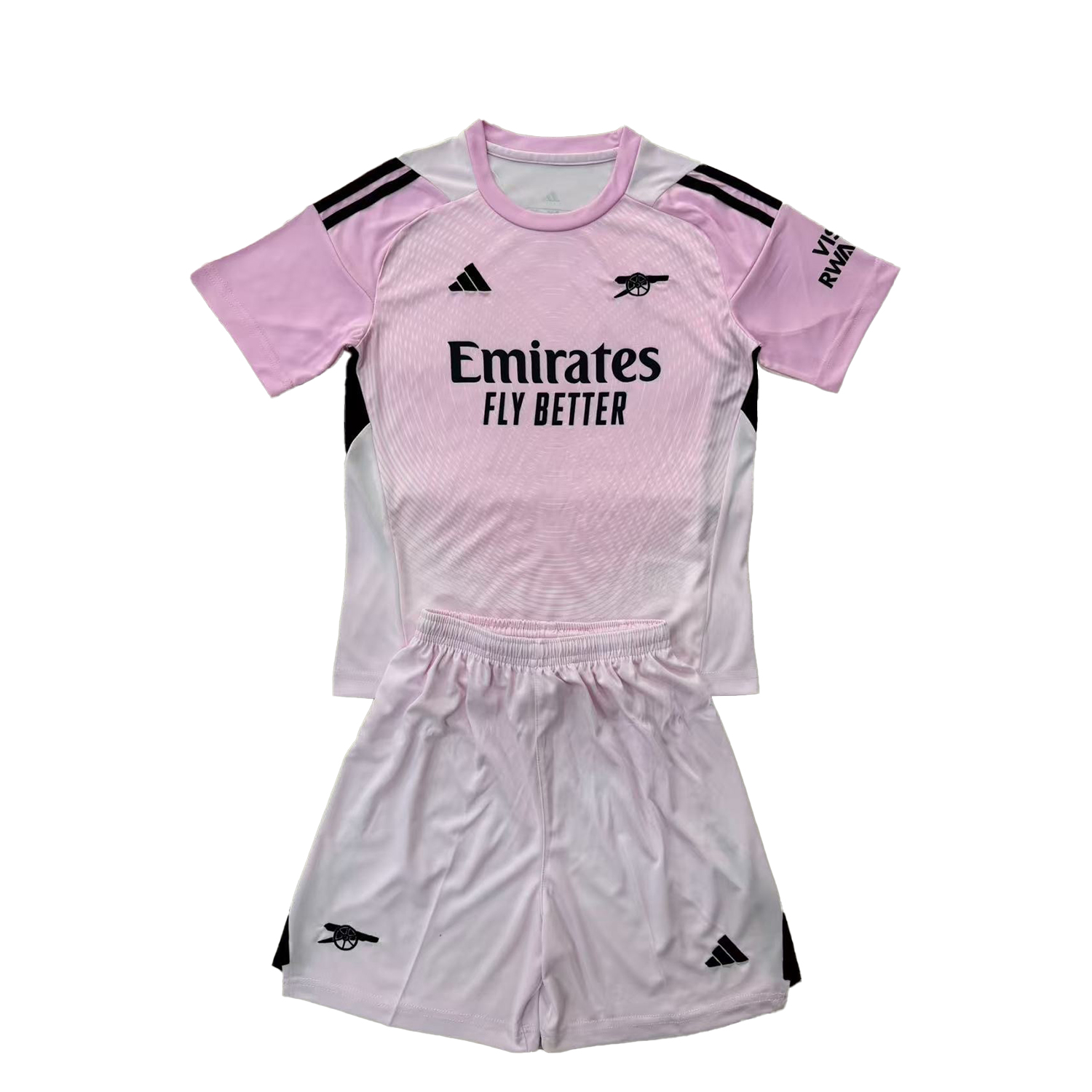AlphaJersey-Arsenal 25-26 Light Pink Goalkeeper Kids Kit