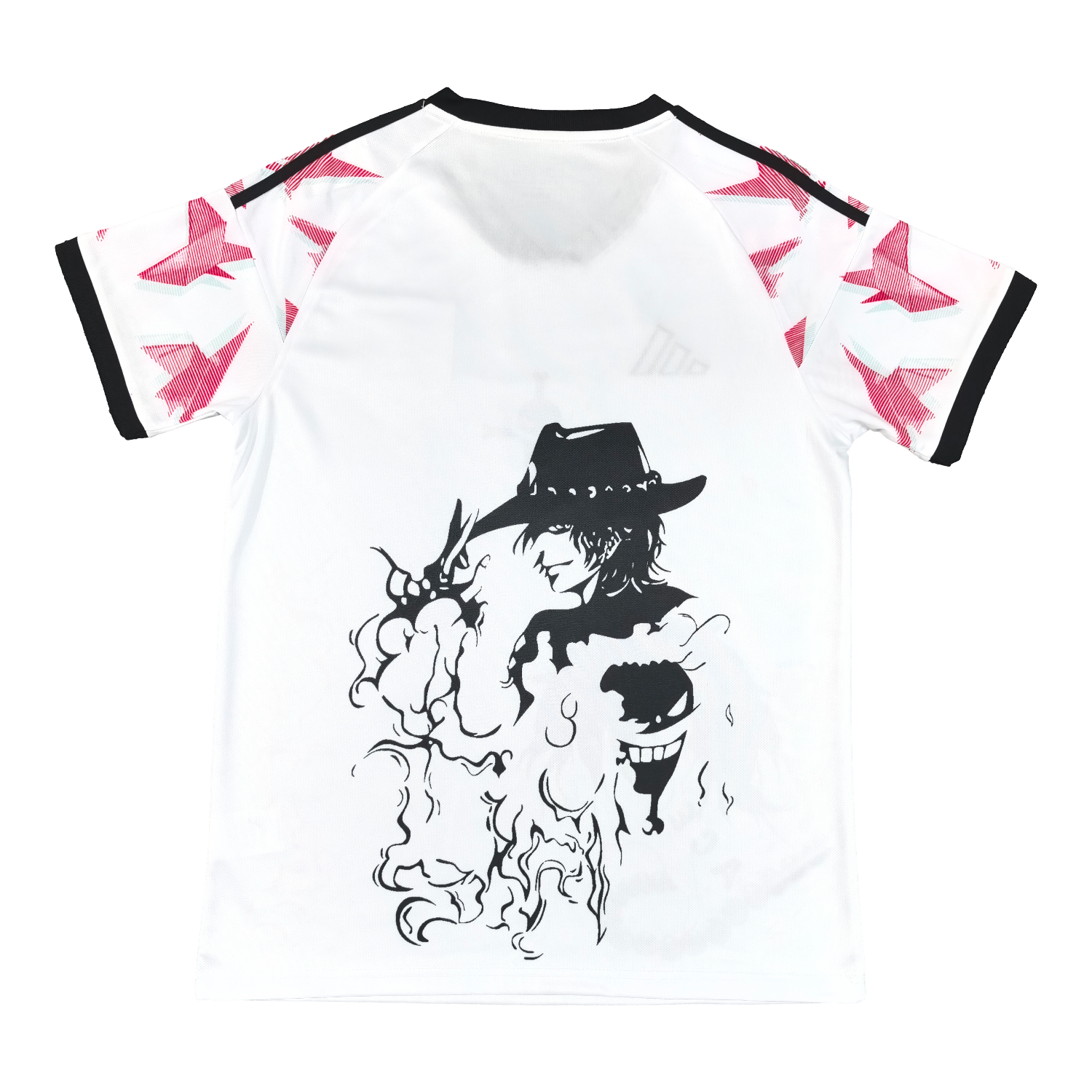 AlphaJersey-Japan 25-26 Ace Silhouette White Jersey - Fans Version