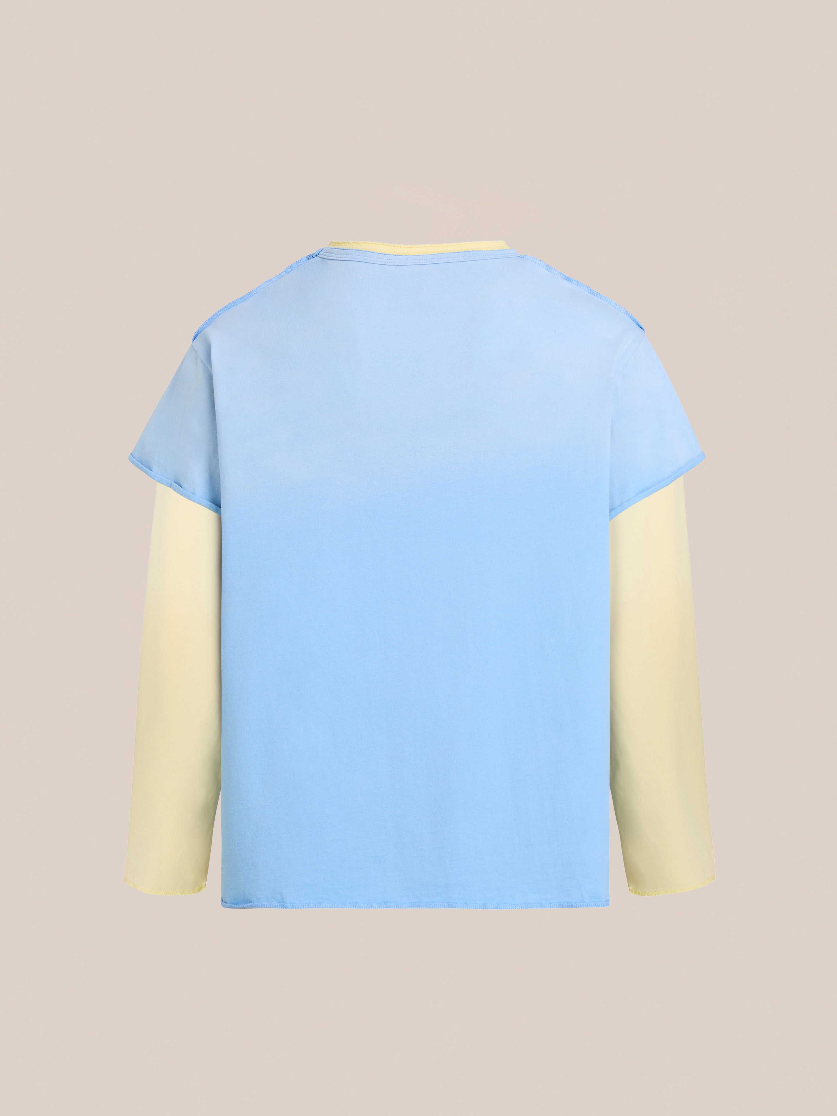 Double Layer LS Tee | Modern Menswear by yycbvcnbmmnbm