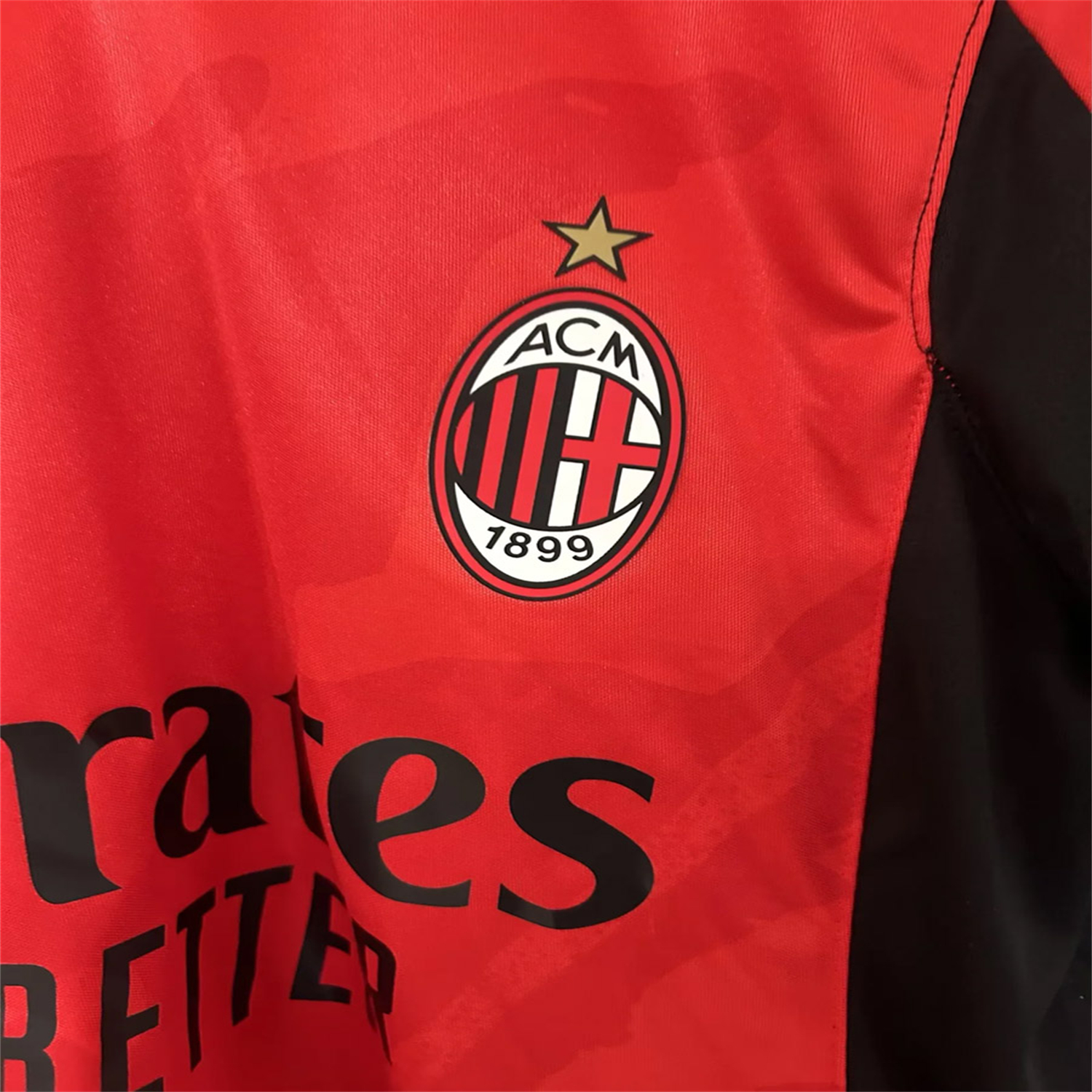 AlphaJersey-AC Milan 25-26 Fourth Red Jersey - Fans Version