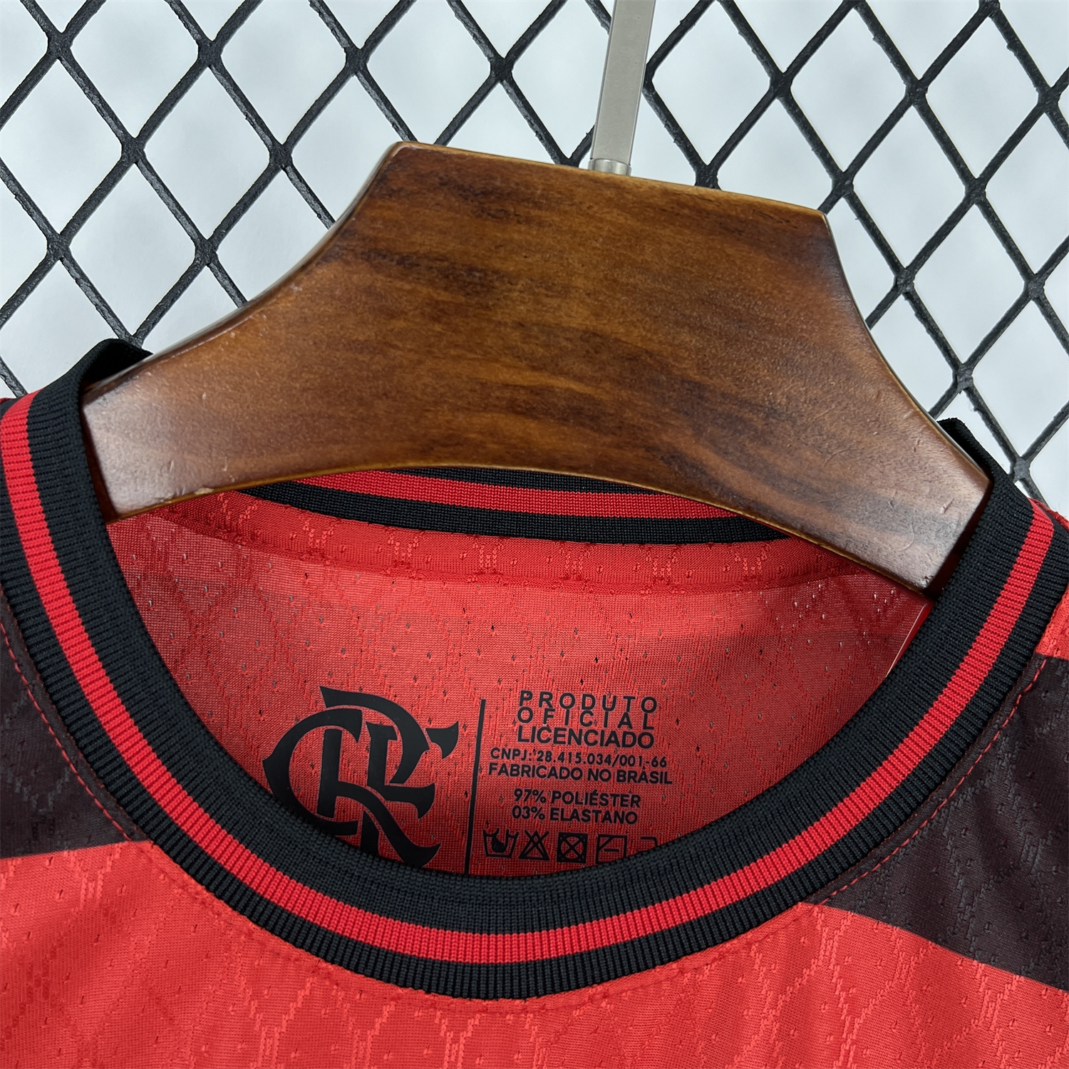 AlphaJersey-Flamengo 26-27 Red And Black Pre-Match Jersey - Fans Version