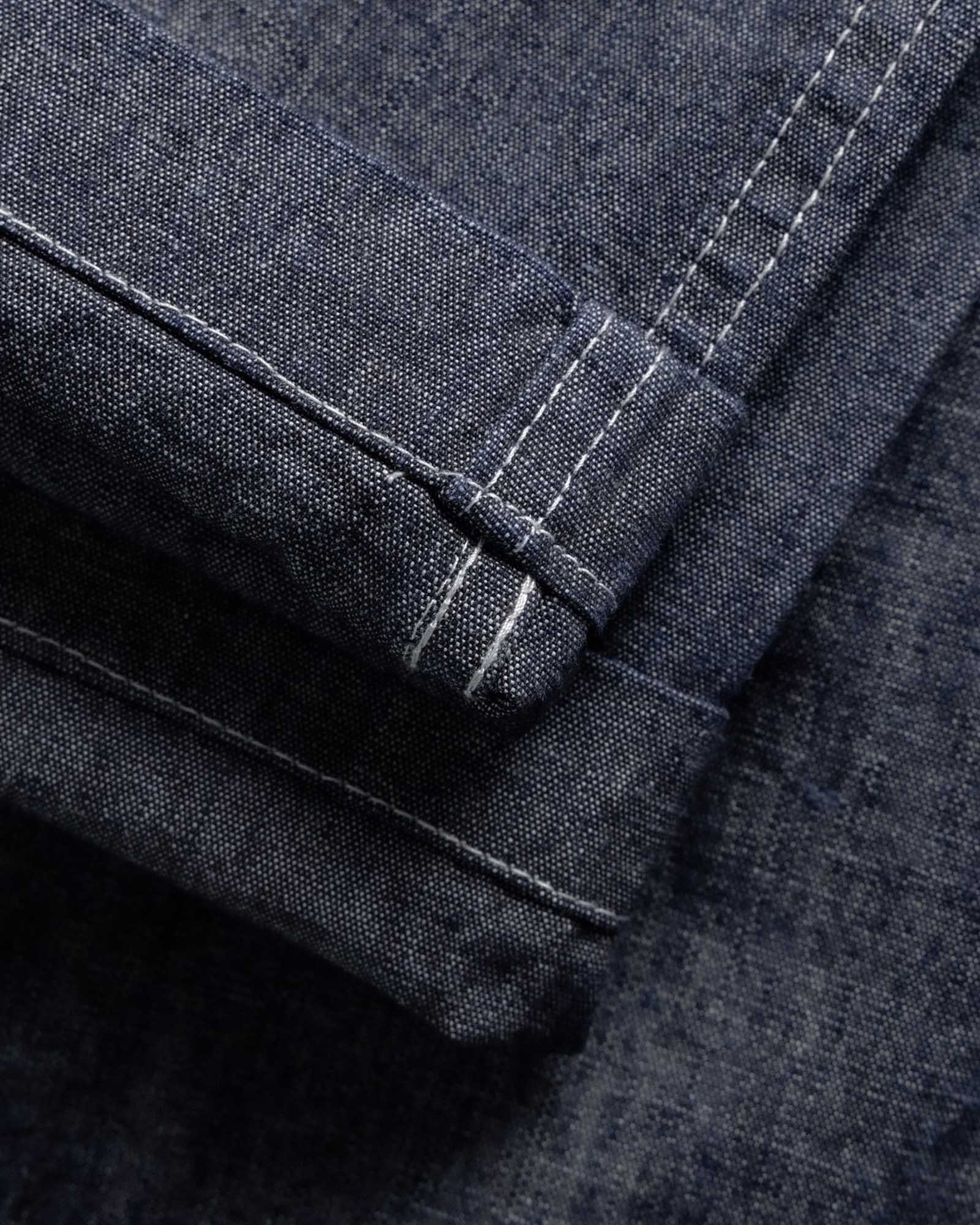 The Easy Pant in Washed Indigo Chambray | Modern Menswear by yycbvcnbmmnbm