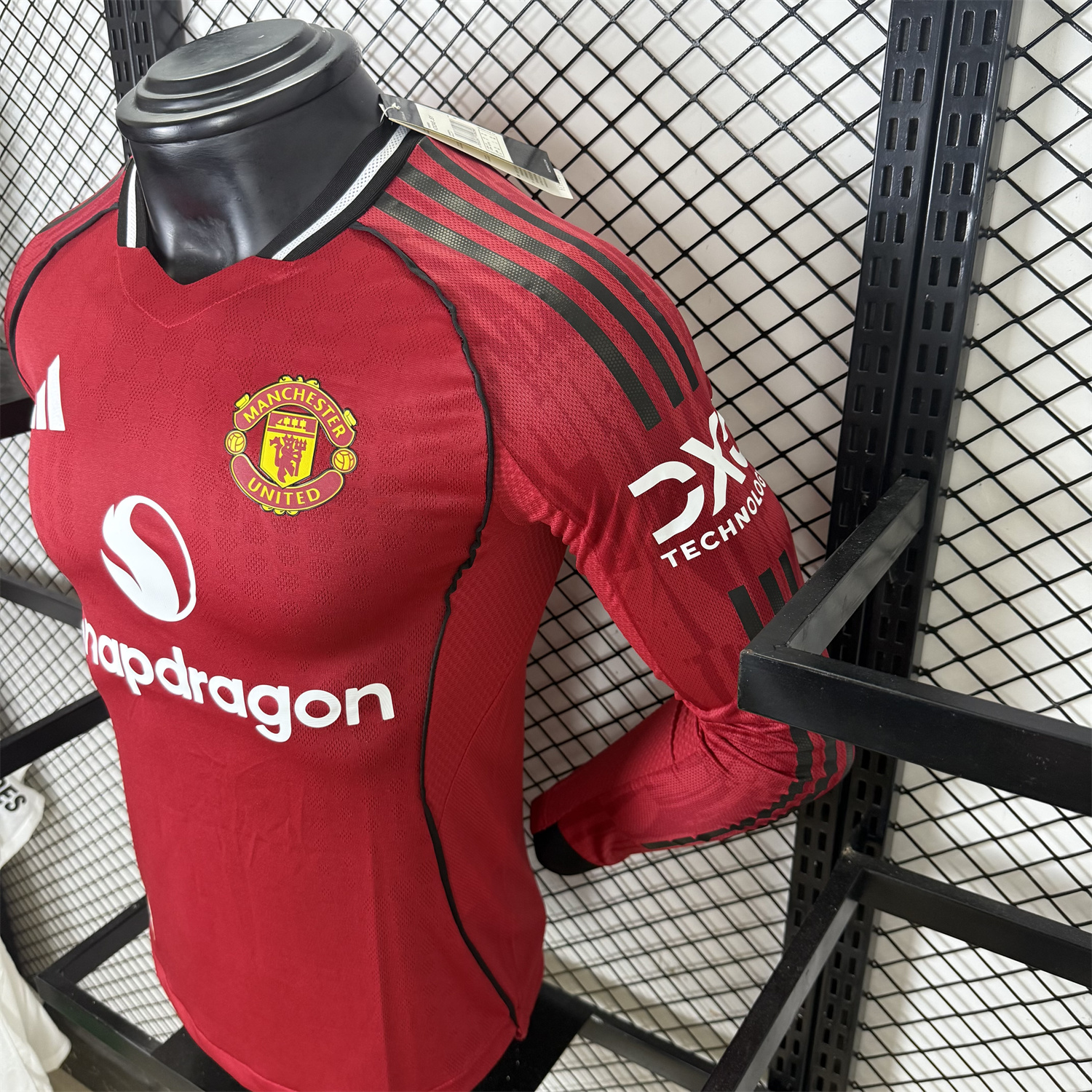 AlphaJersey-Manchester United 25-26 Home Long Sleeves Jersey - Player Version