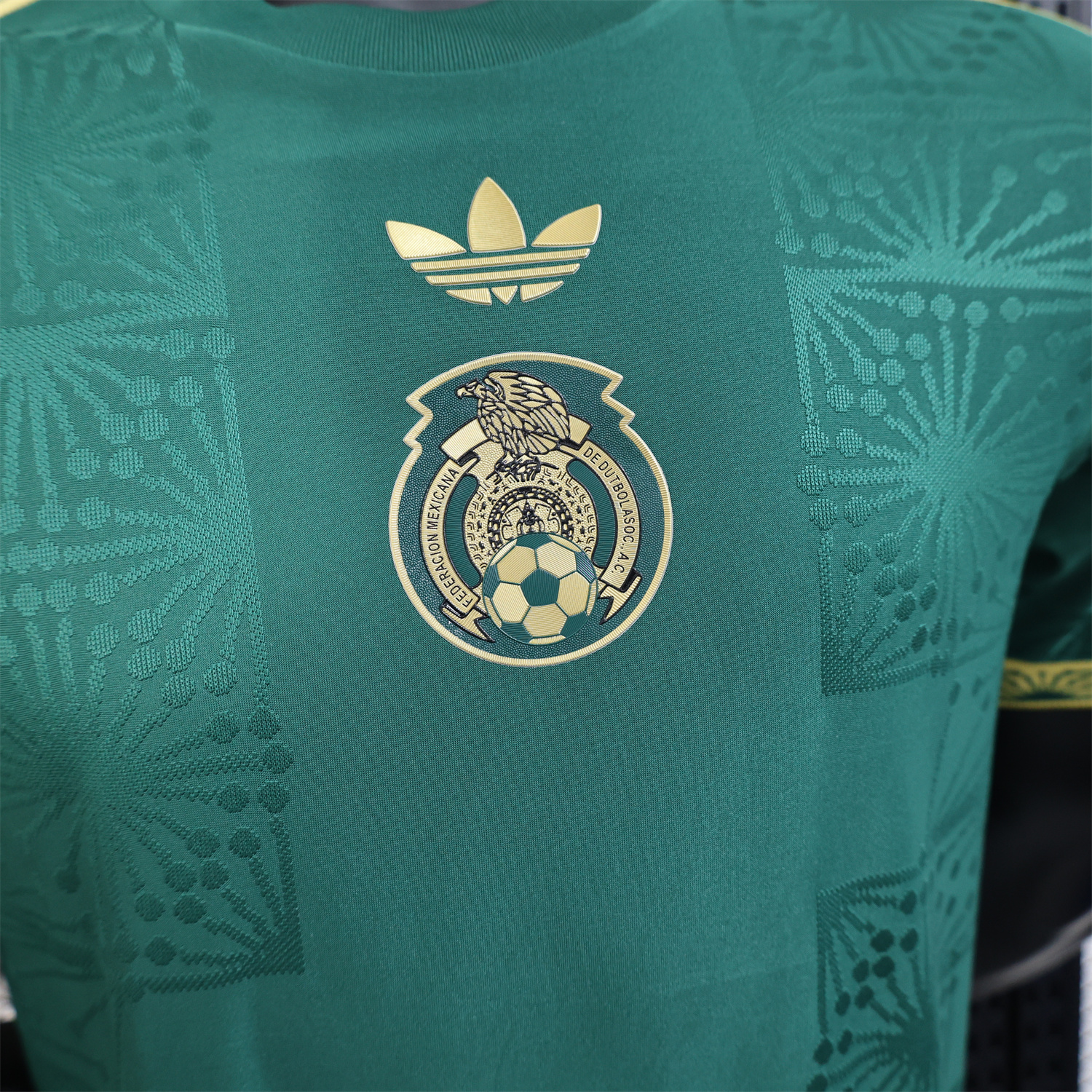 AlphaJersey-Mexico 2025 Gold Cup Special Edition Green Jersey - Player Version