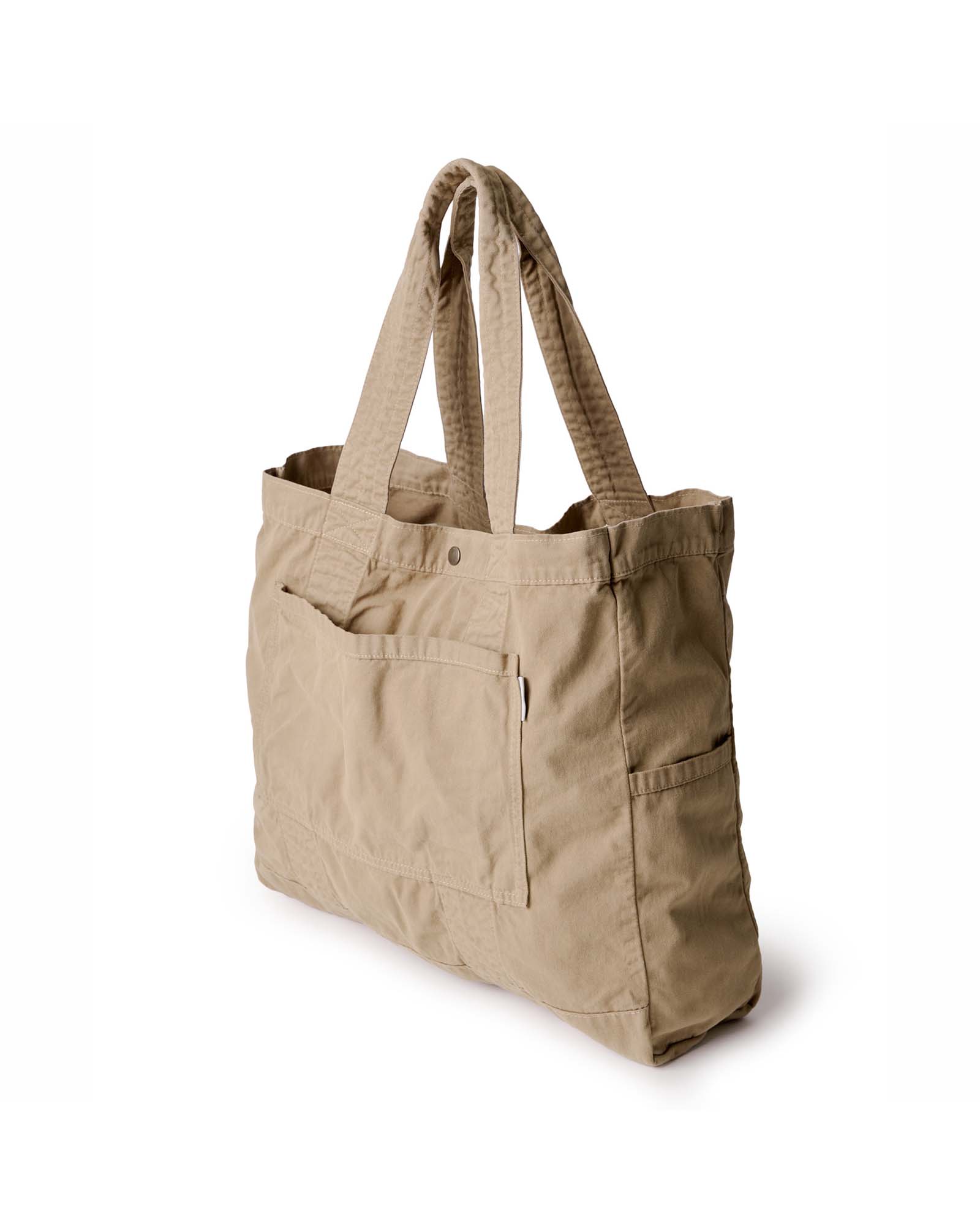 The Foundation Tote in Organic Khaki | Modern Menswear by yycbvcnbmmnbm