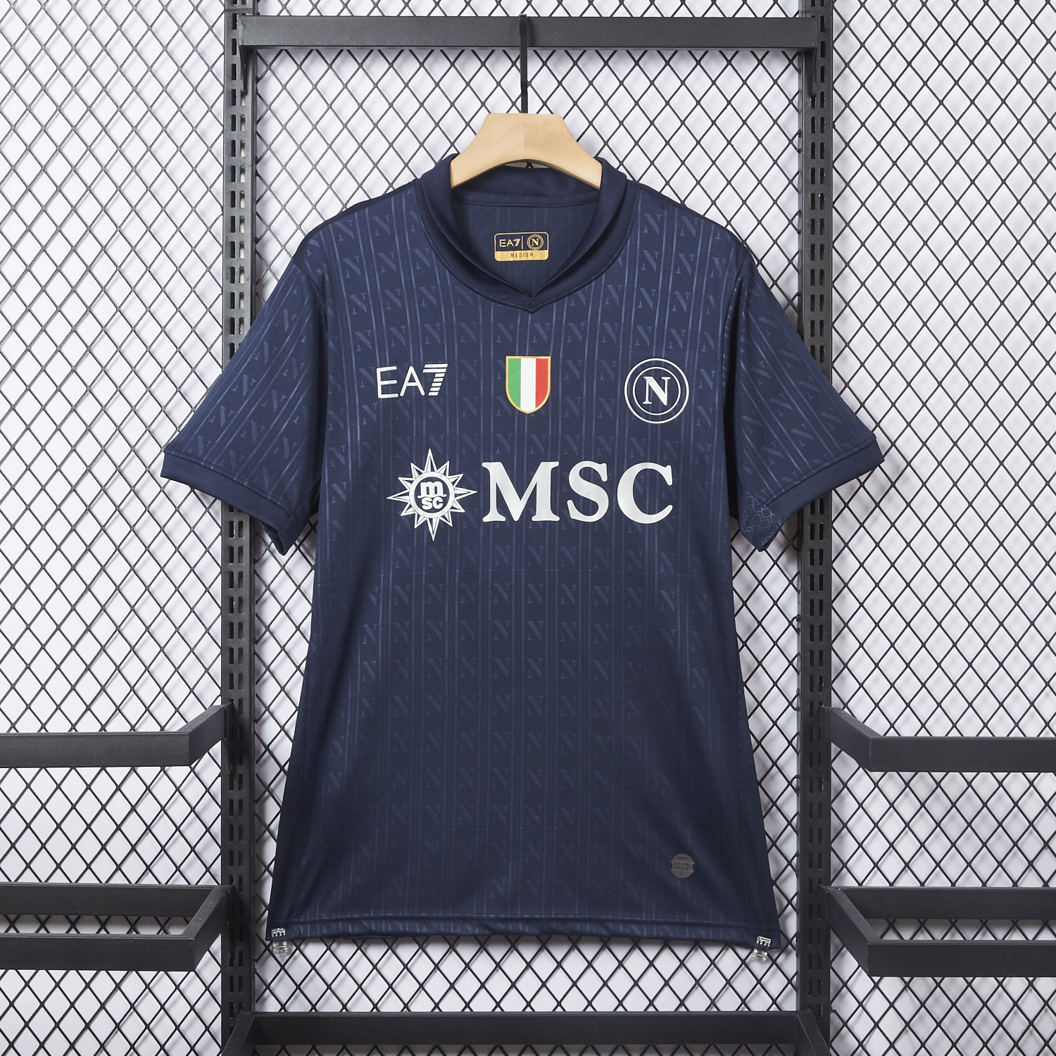 AlphaJersey-Napoli 25-26 European Third Deep Blue Jersey - Fans Version