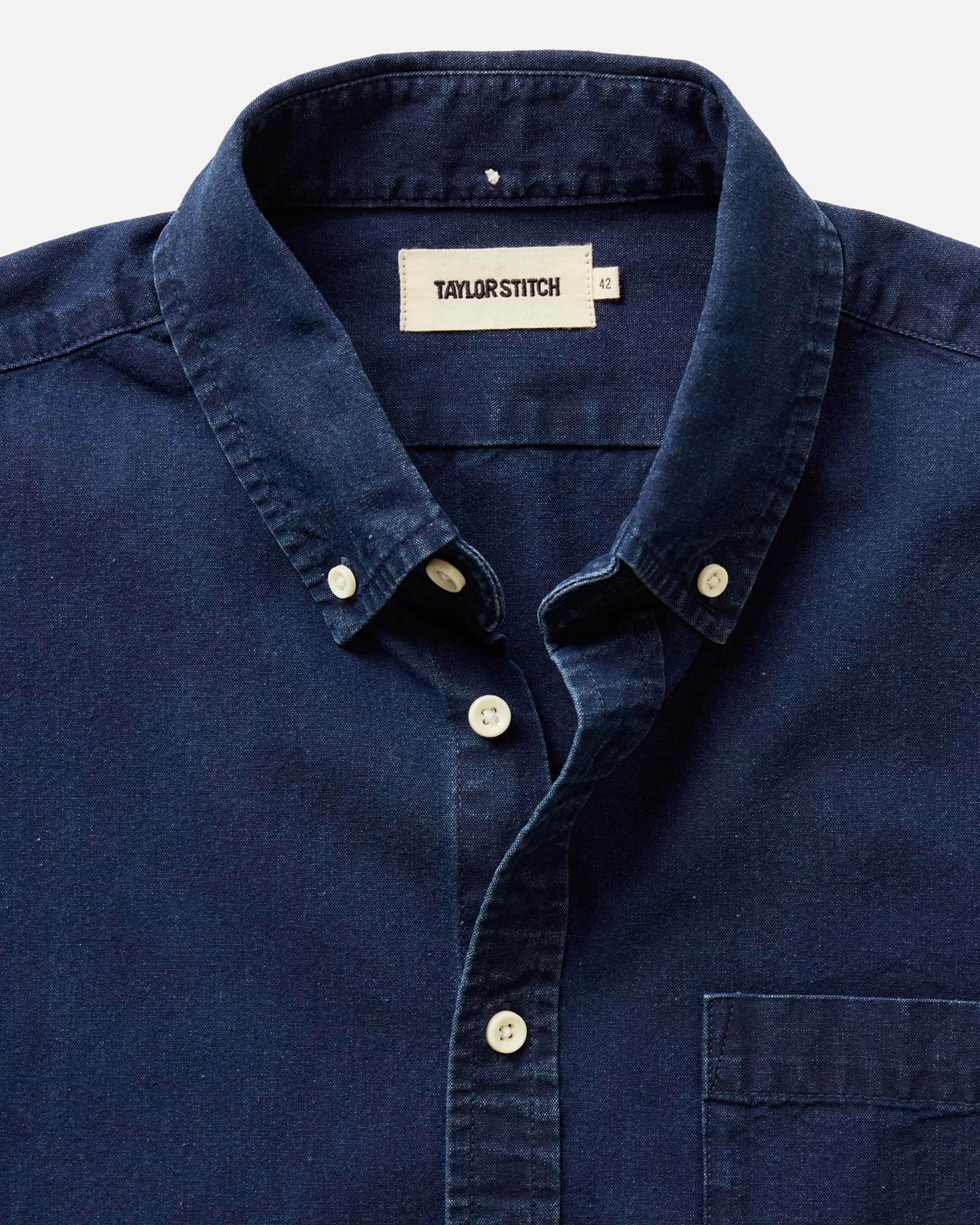The Short Sleeve Jack in Rinsed Indigo Oxford | Modern Menswear by yycbvcnbmmnbm