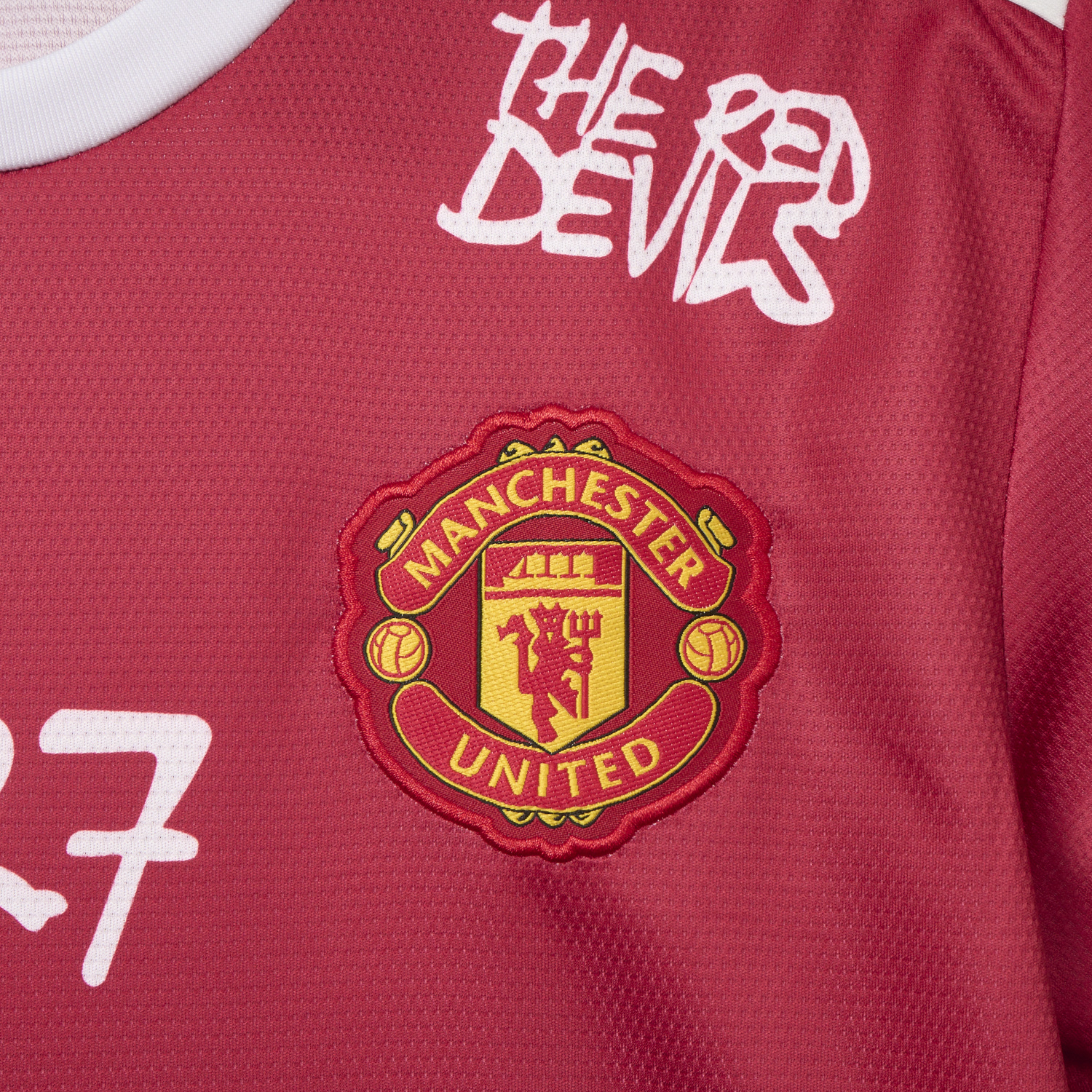 AlphaJersey-Retro Manchester United 21-22 Home Ronaldo Graffiti Edition Special Edition Jersey