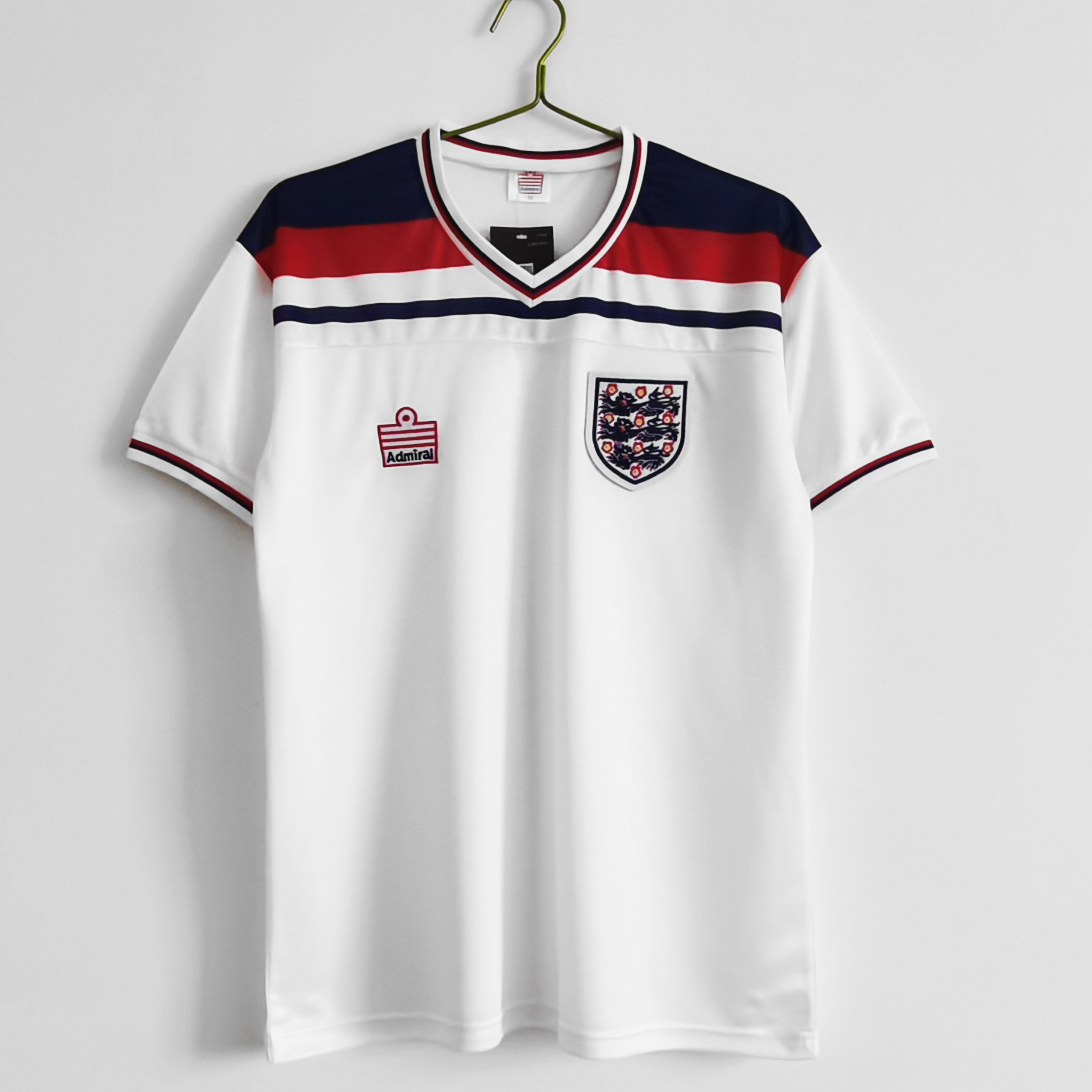 AlphaJersey-Retro England 1982 Home Stadium Jersey