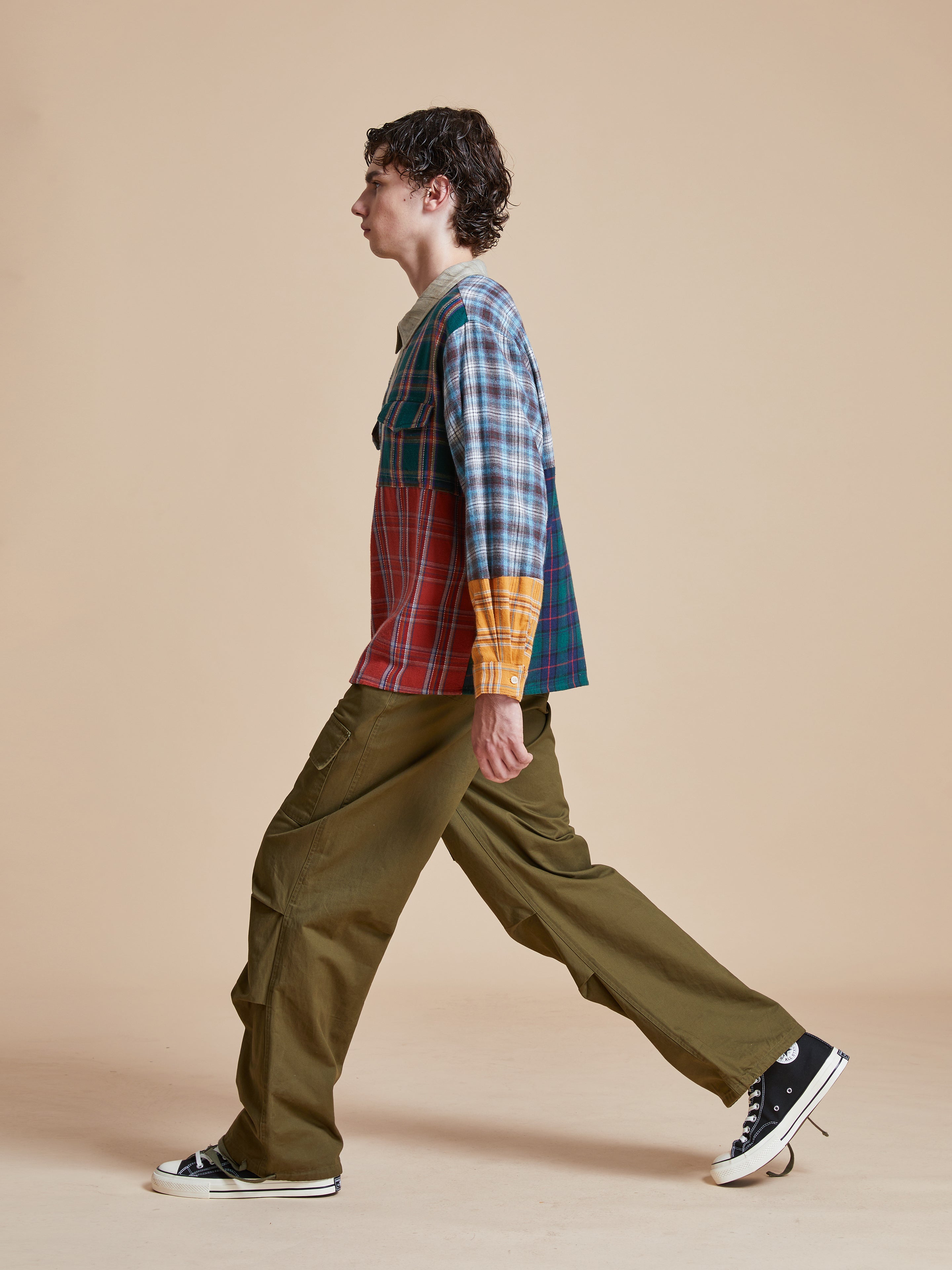 Multi Plaid Tartan Shirt | Modern Menswear by yycbvcnbmmnbm
