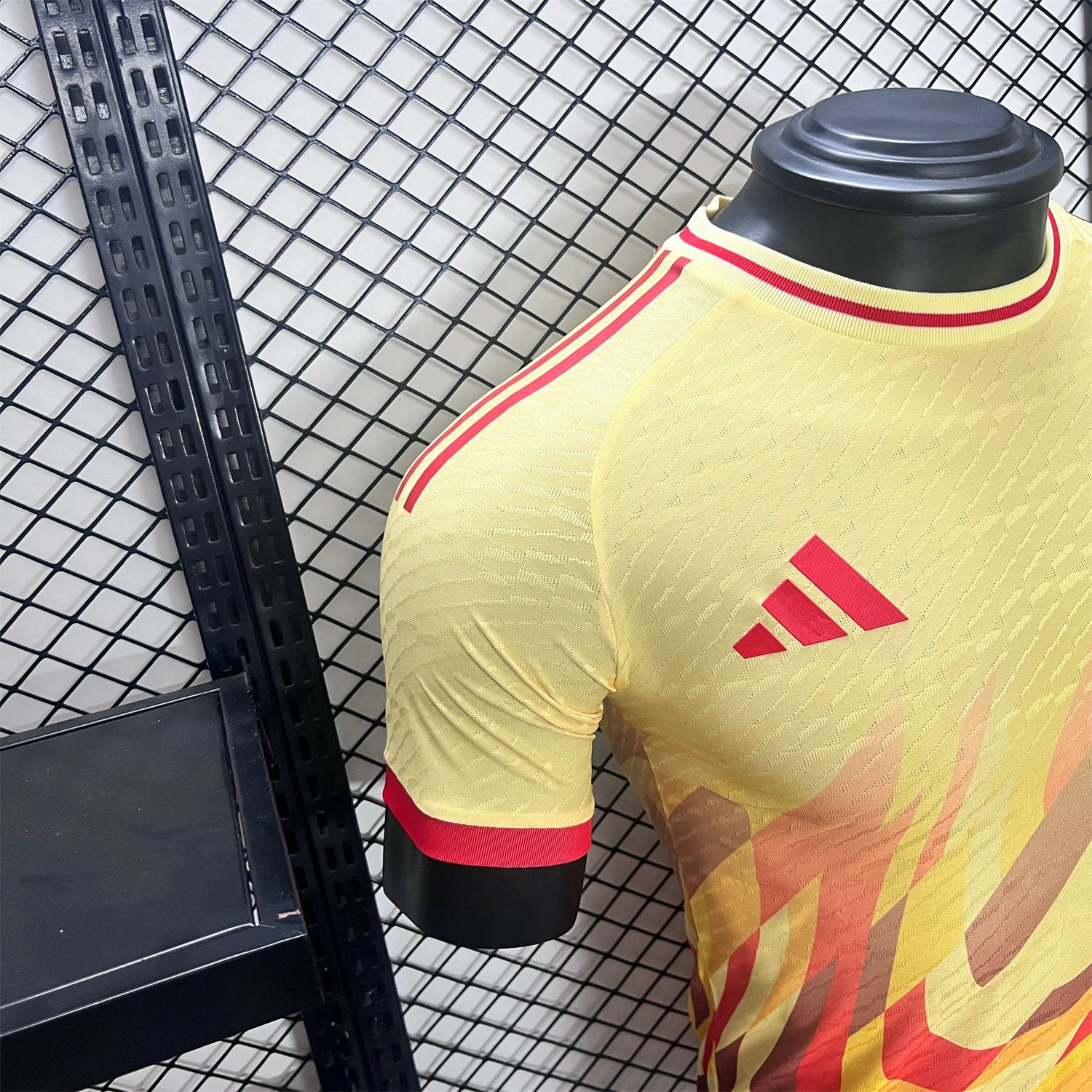 AlphaJersey-Spain 2024 Yellow Special Edition Jersey - Player Version