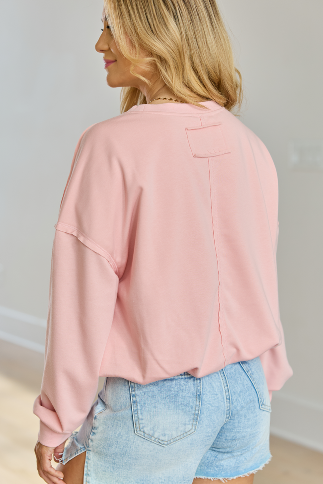 Prestyn Pink Bubble Long Sleeve Top SALE | Elegant Women's Fashion by coolavocek
