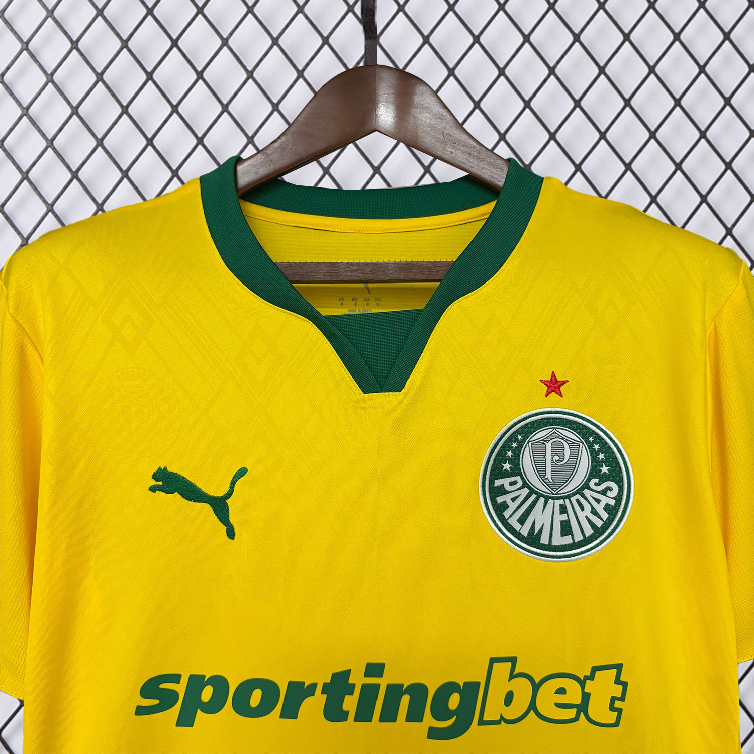 AlphaJersey-Palmeiras 25-26 Third Yellow Jersey - Fans Version