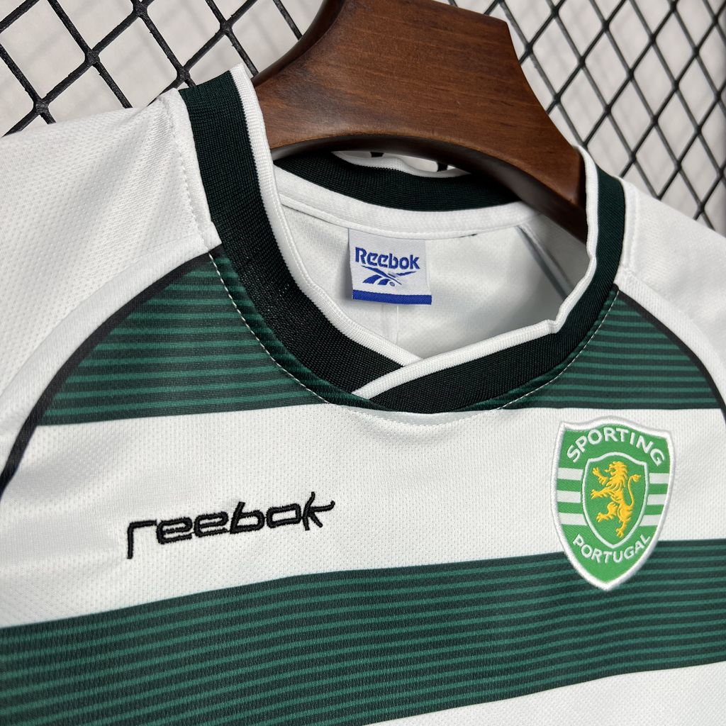 AlphaJersey-Retro Sporting CP 2001-03 Home Stadium Kids Kit