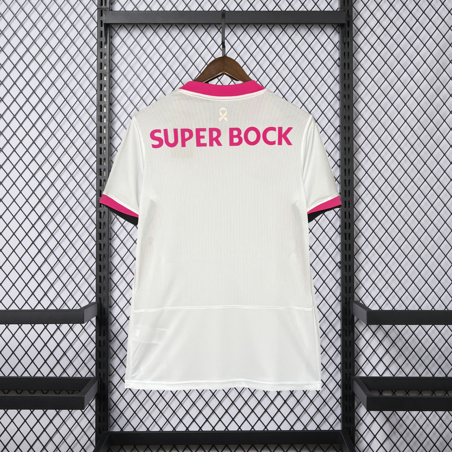 AlphaJersey-Sporting CP 25-26 Pink And White Special Jersey - Fans Version