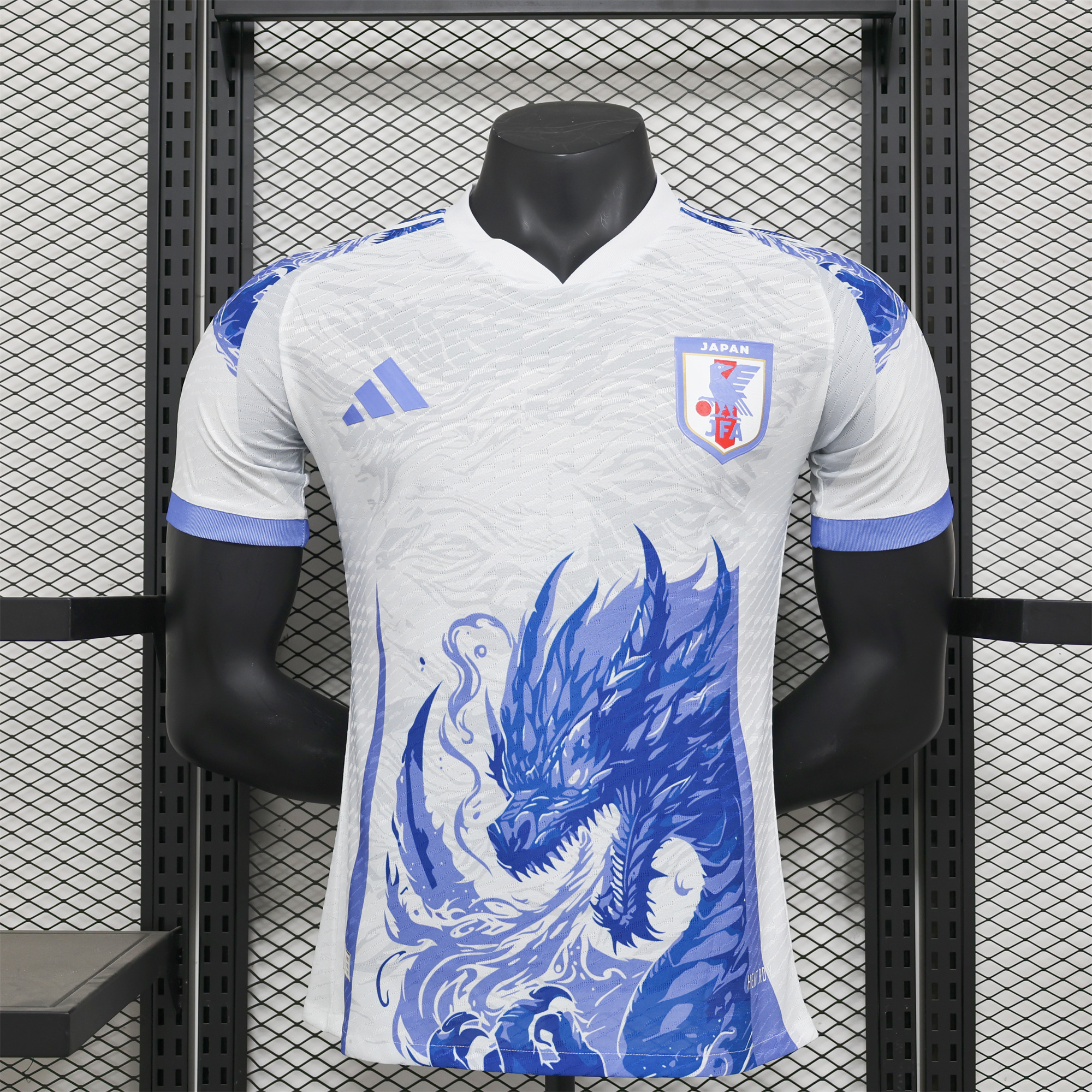 AlphaJersey-Japan 2024 Blue Dragon Special Edition White Jersey - Player Version