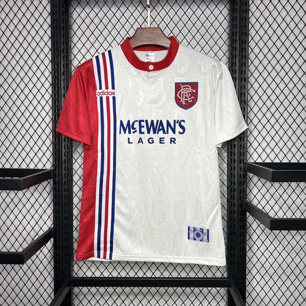 AlphaJersey-Retro Glasgow Rangers 1996-97 Away Stadium Jersey