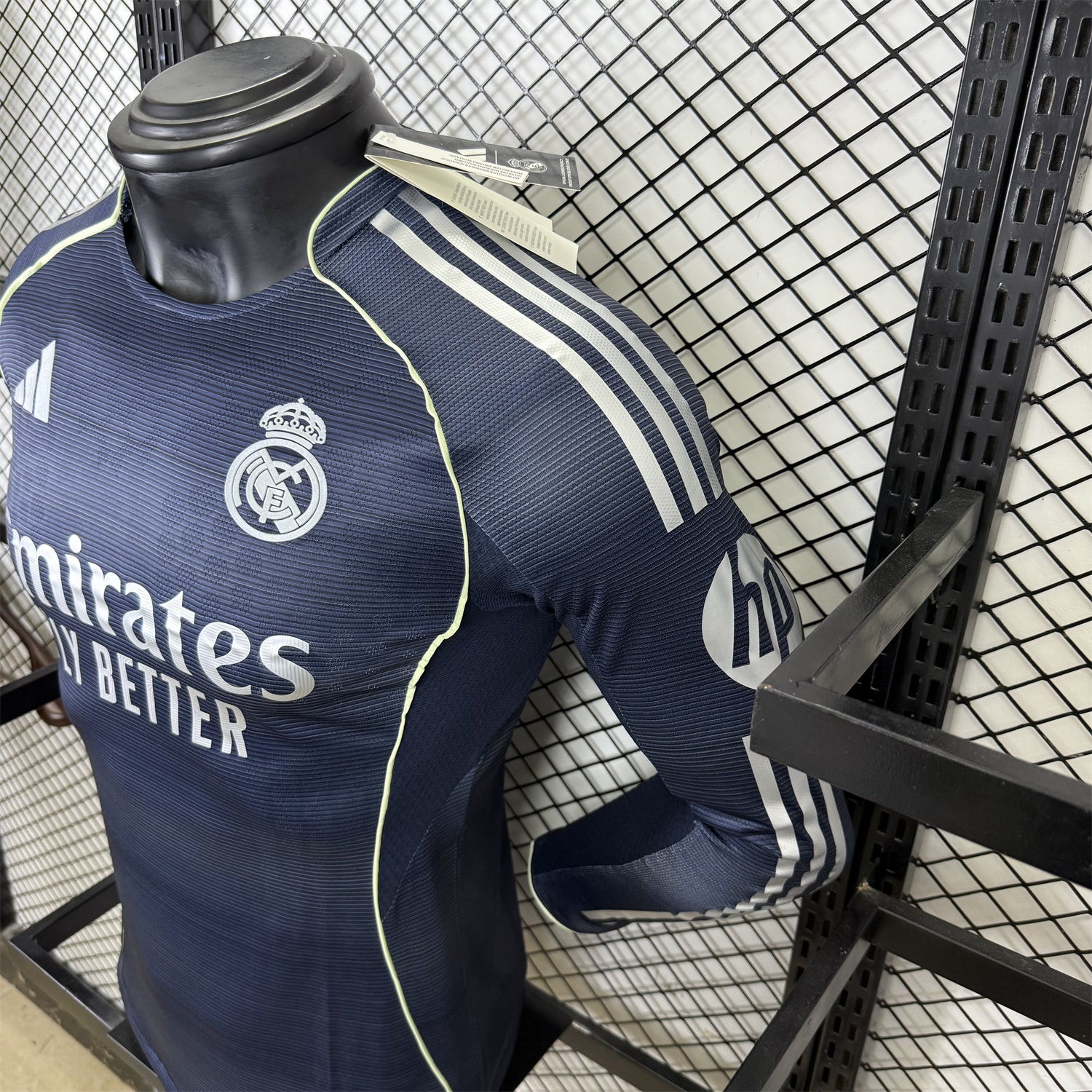 AlphaJersey-Real Madrid 25-26 Away Long Sleeve Jersey - Player Version