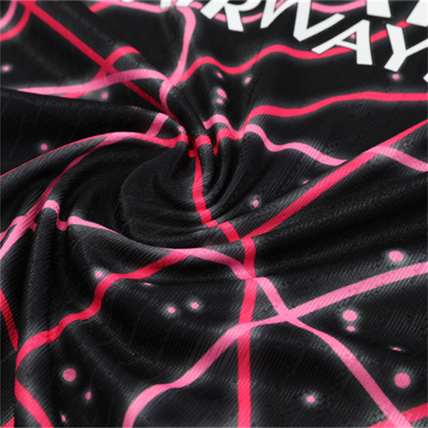 AlphaJersey-Paris Saint-Germain PSG 25-26 Kids Long Sleeve Training Set - JD Black Pink Top and Black Pants