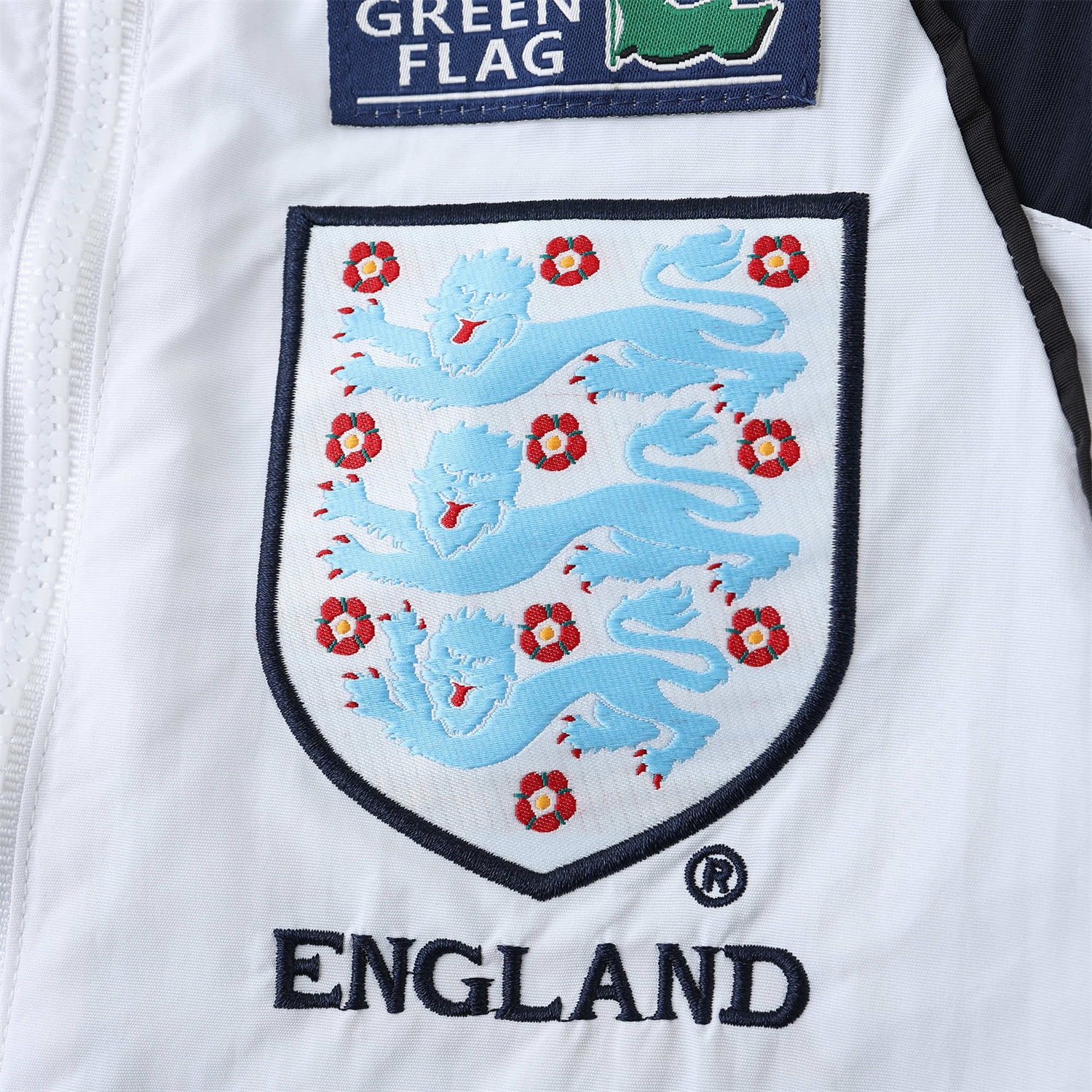 AlphaJersey-Retro England 1998 White Windbreaker