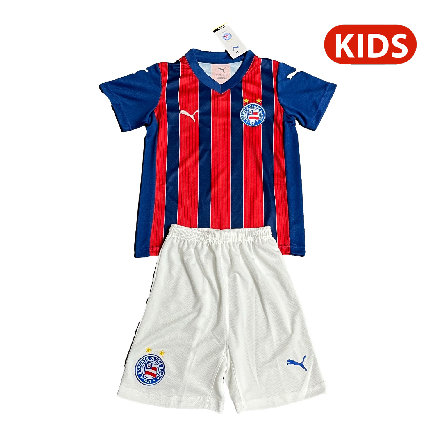 AlphaJersey-Bahia 25-26 Away Unsponsored Kids Kit