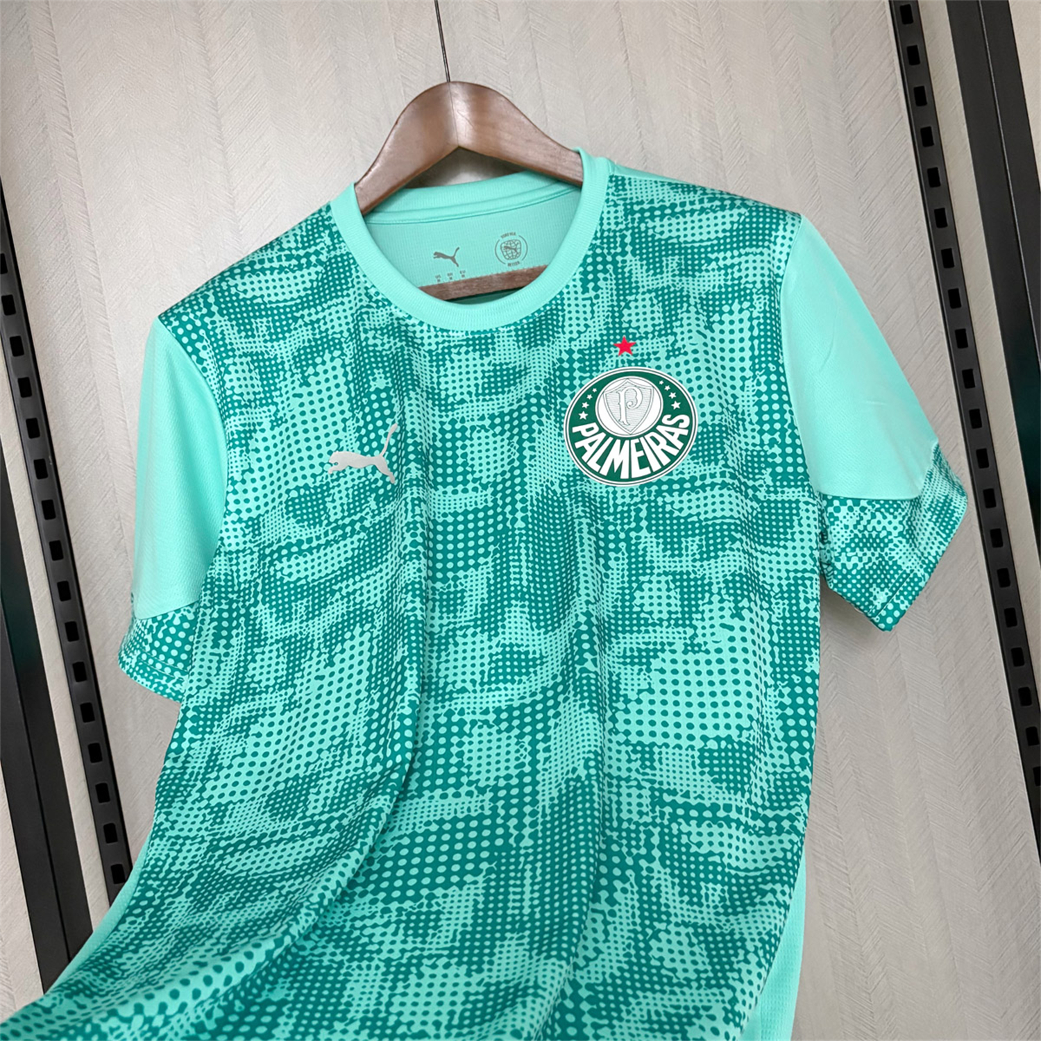 AlphaJersey-Palmeiras 26-27 Mint Green Training Jersey - Fans Version