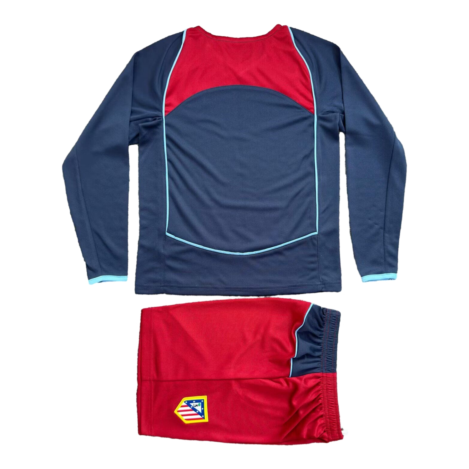 AlphaJersey-Retro Atletico Madrid 2004-05 Away S.p.i.d.e.r M.a.n Special Long Sleeves Kids Kit