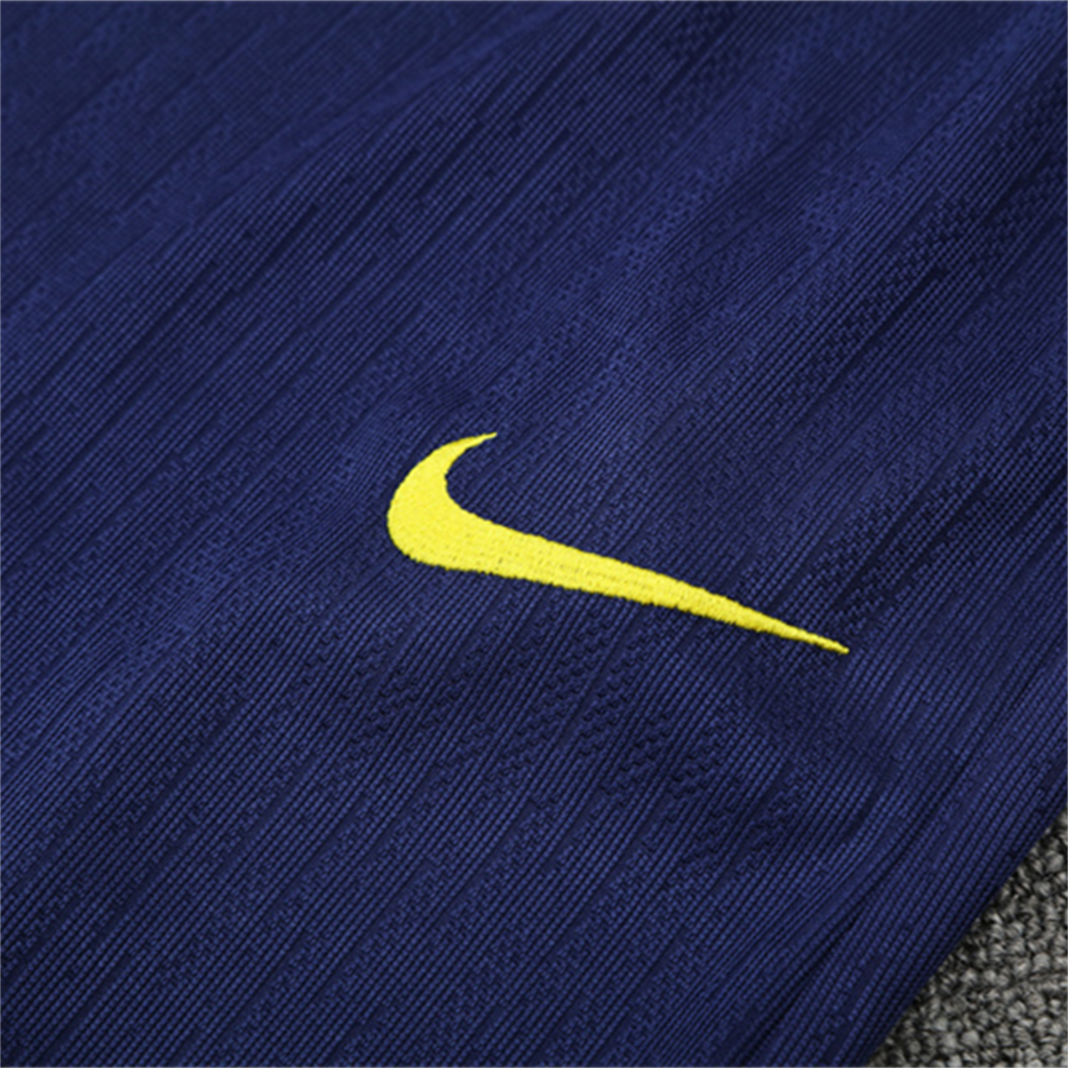 AlphaJersey-Barcelona 25-26 Long Sleeve Training Set - Royal Blue Top Yellow Sponsor & Royal Blue Pants