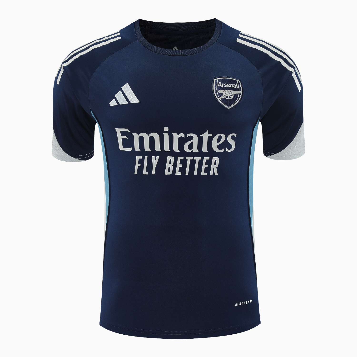 AlphaJersey-Arsenal 25-26 Short-Sleeve Training Set - Deep Blue Top & Shorts
