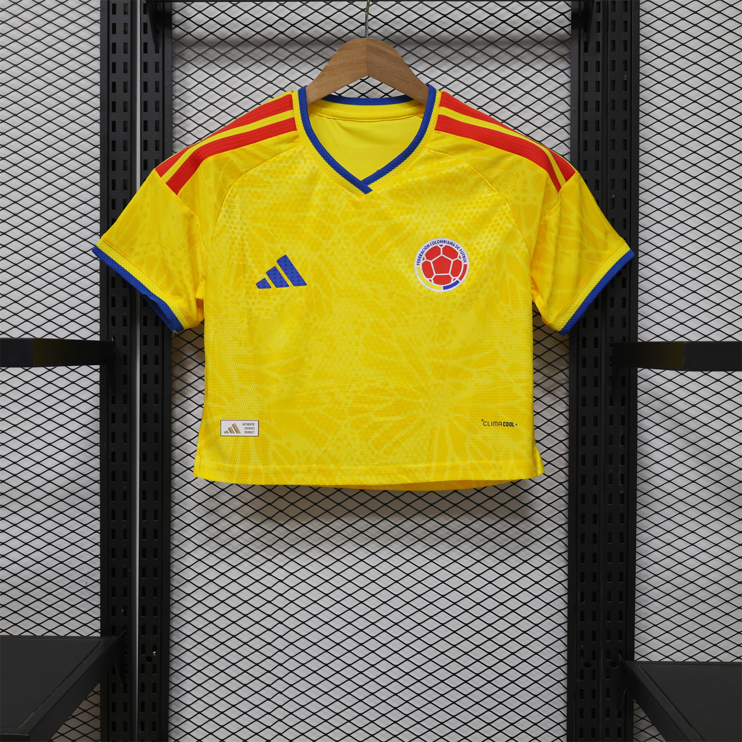 AlphaJersey-Women's Colombia 2026 Home Cropped Jersey - Player Version
