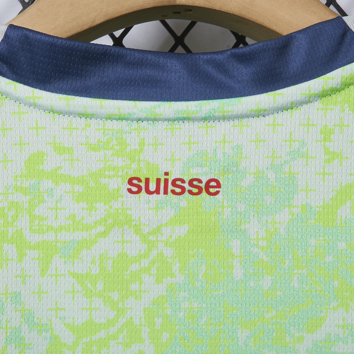 AlphaJersey-Switzerland 2026 Away Green Jersey - Fans Version