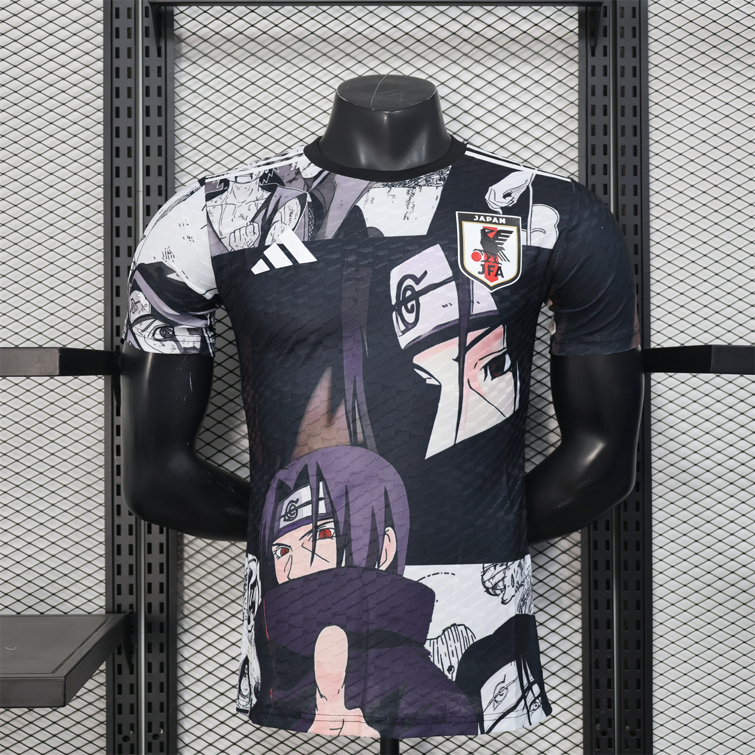 AlphaJersey-Japan 25-26 Uchiha Itachi Black & White Special Jersey - Player Version