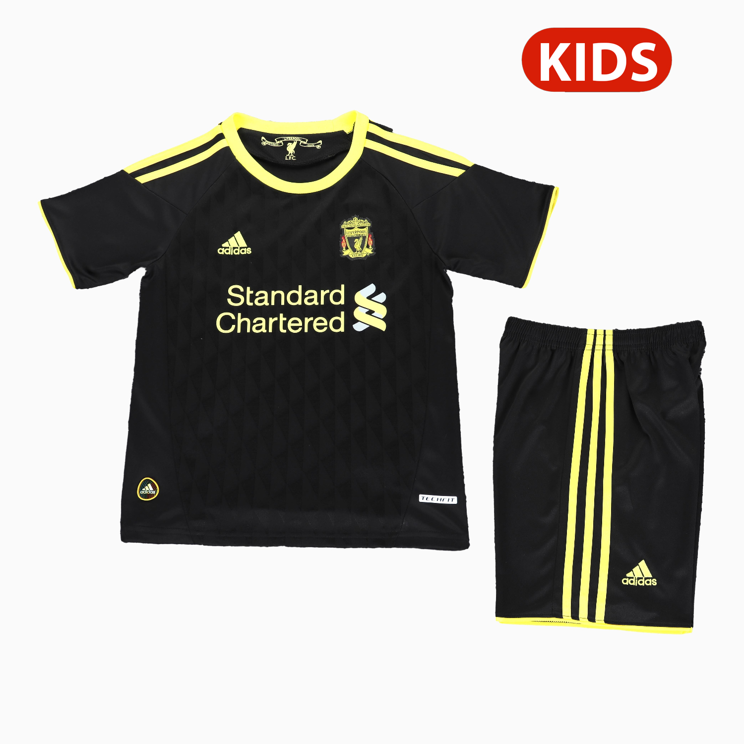 AlphaJersey-Retro Liver.pool 2010-11 Third Kids KitKit