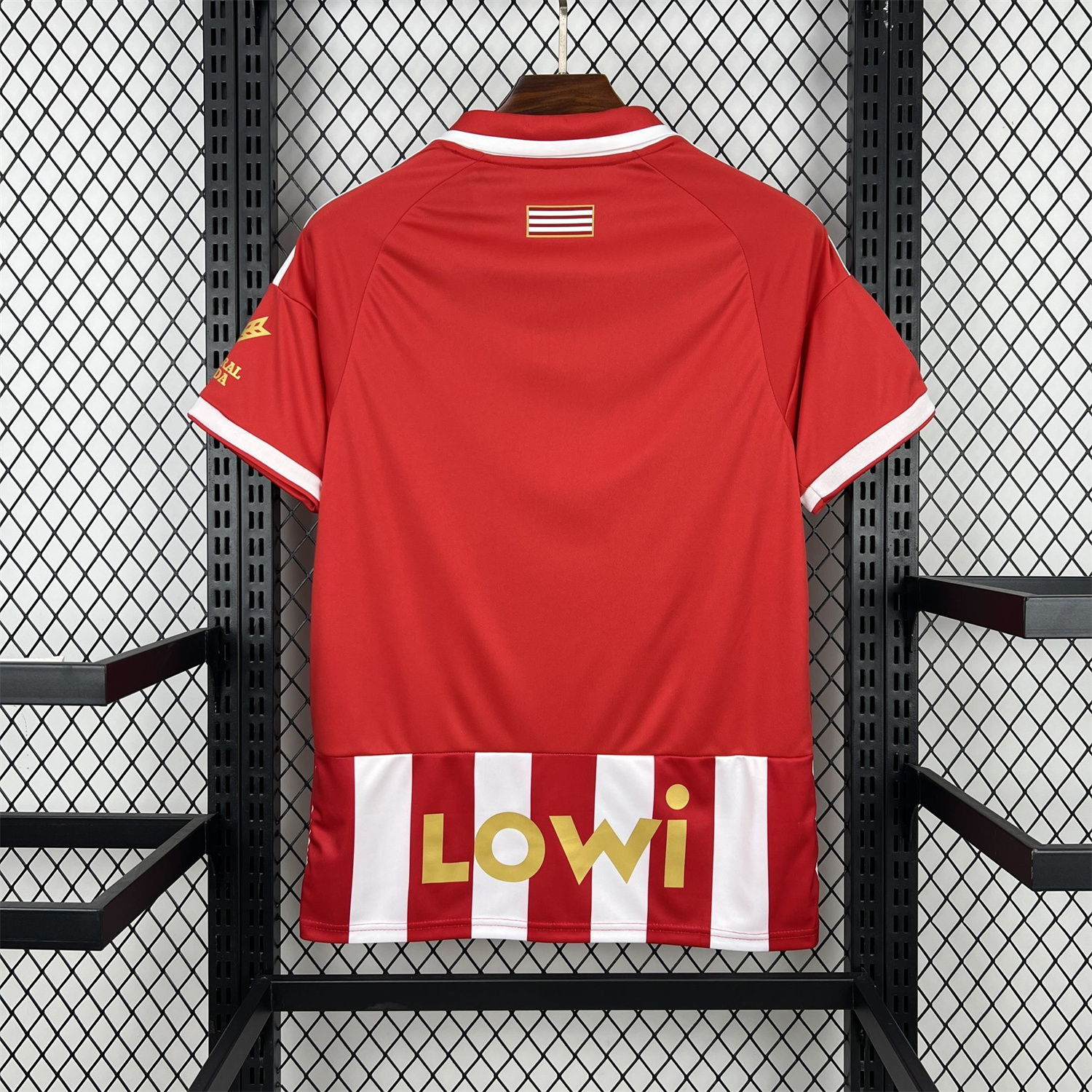 AlphaJersey-Granada CF 25-26 Retro Style Red Polo Jersey - Fans Version