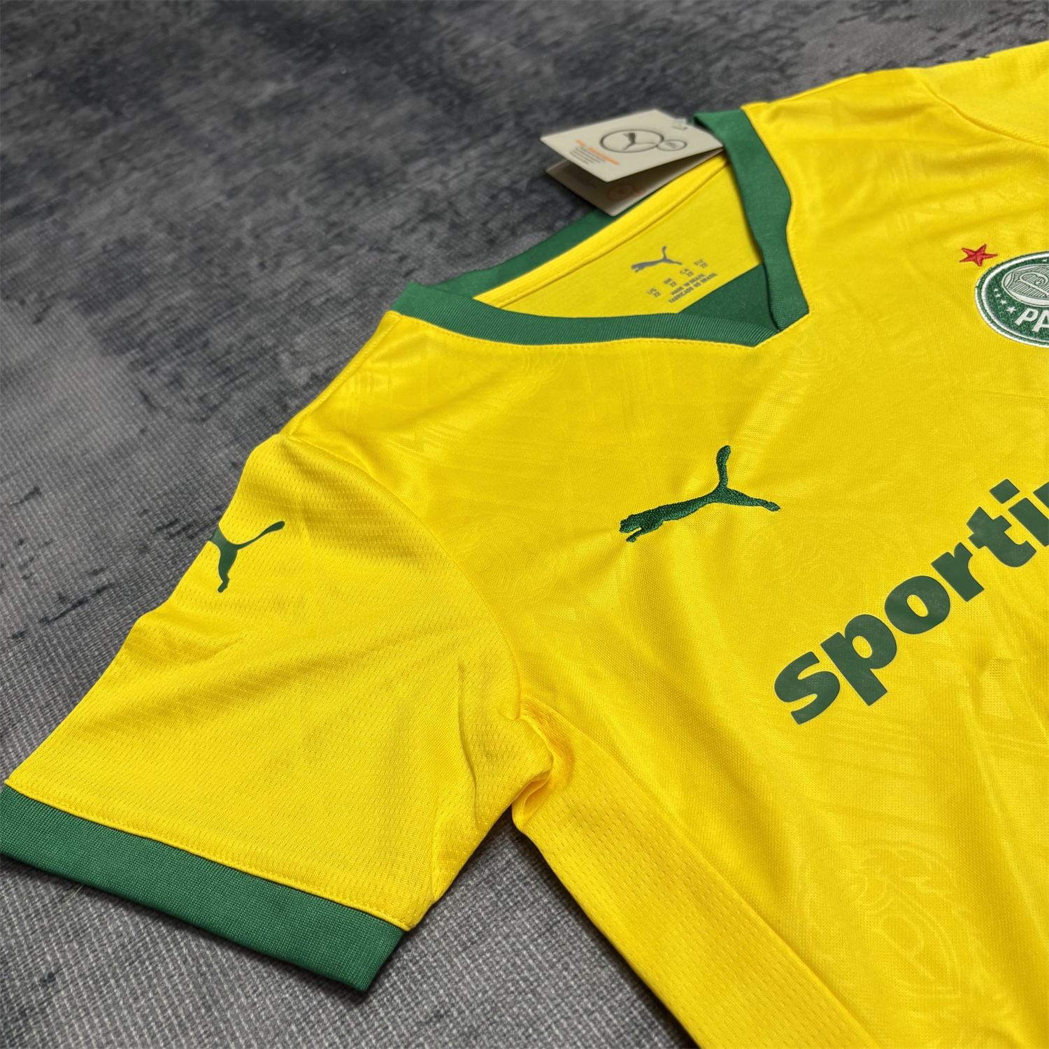 AlphaJersey-Palmeiras 25-26 Third Yellow Kids Kit